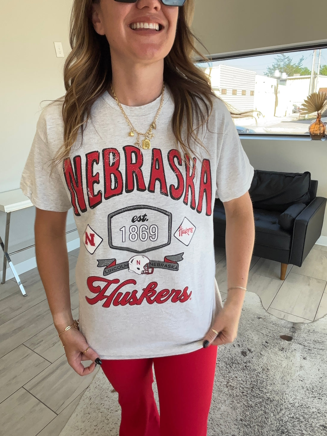 Nebraska Patches Tee