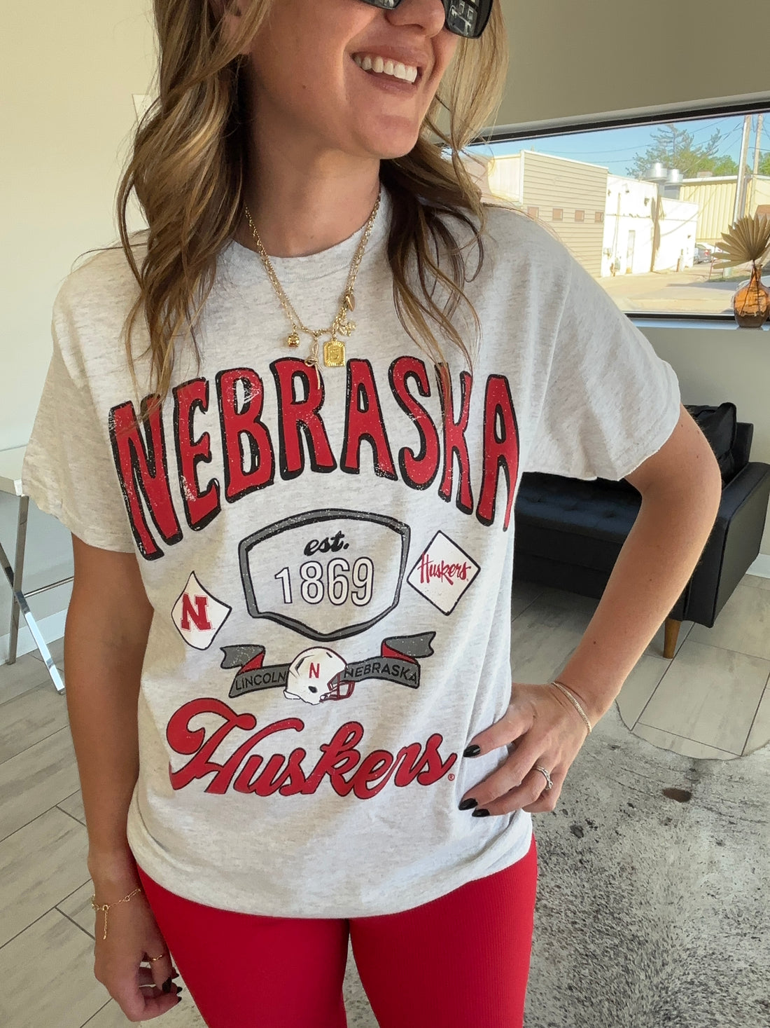 Nebraska Patches Tee