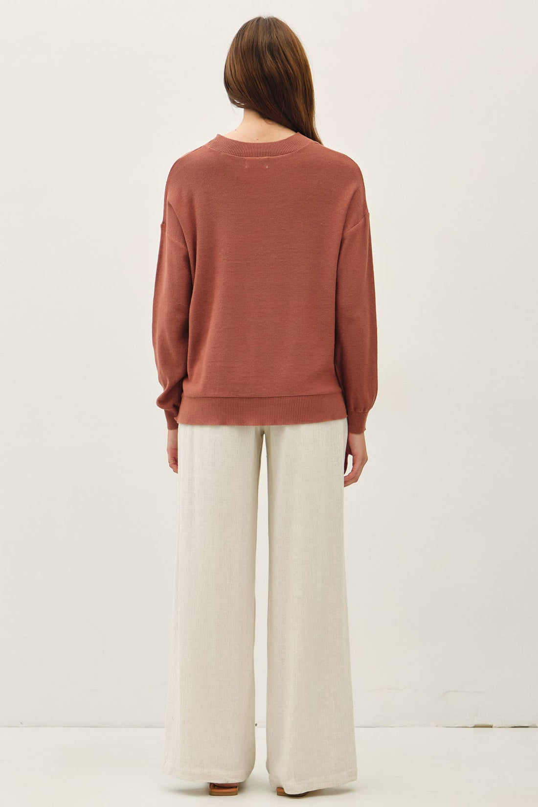Clark Sweater - BRICK
