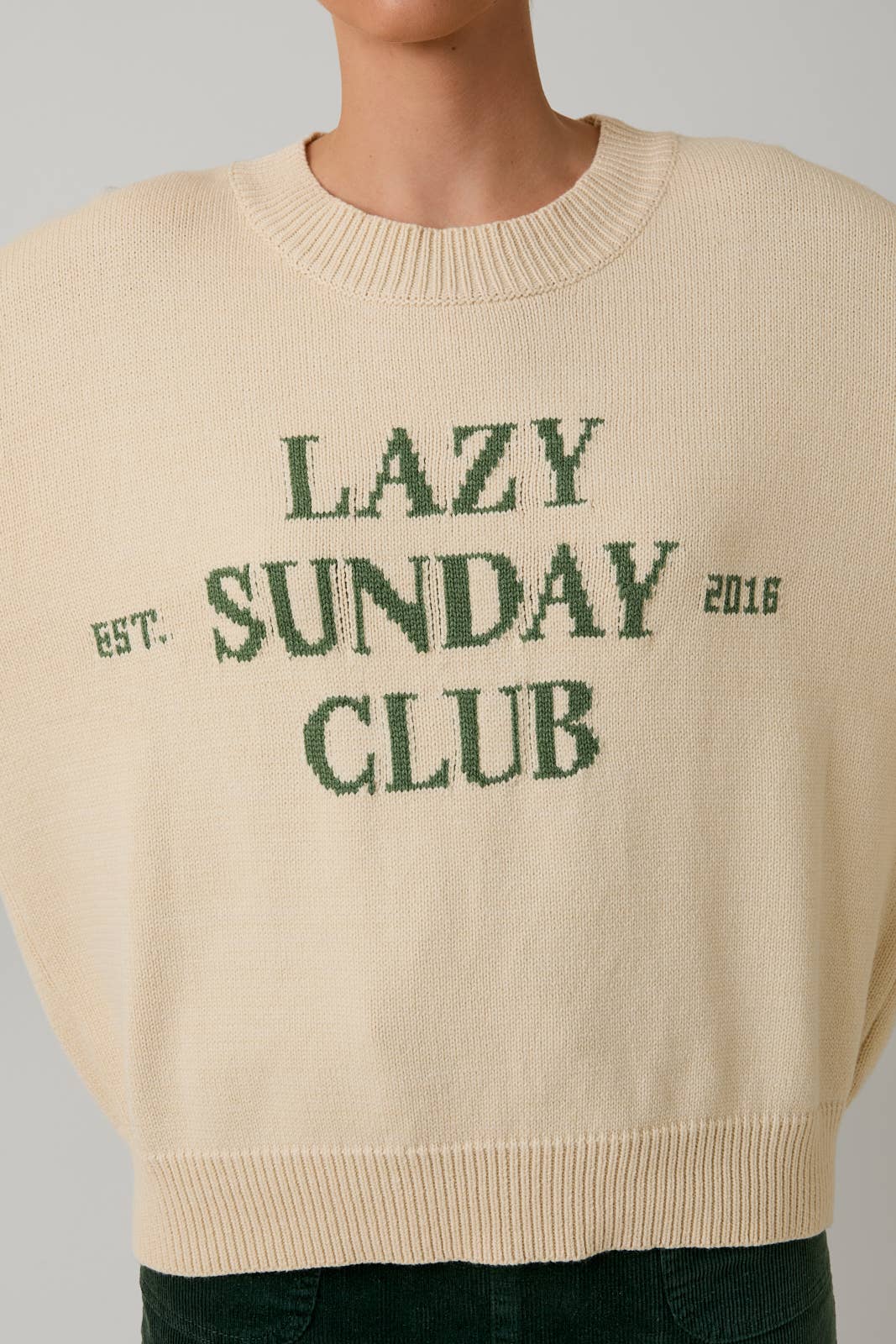 LAZY SUNDAY CLUB SWEATER
