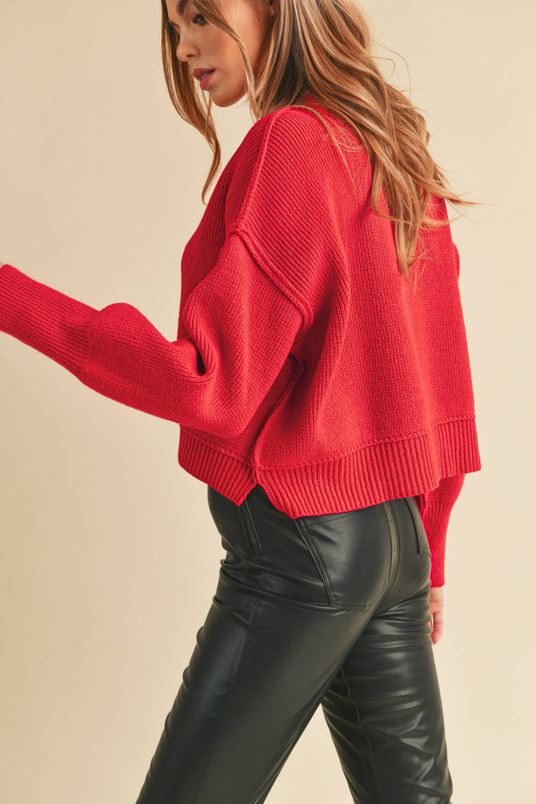 WHIPPLE SWEATER - RED