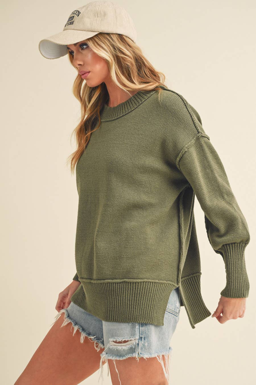 Overlook Sweater - OLIVE