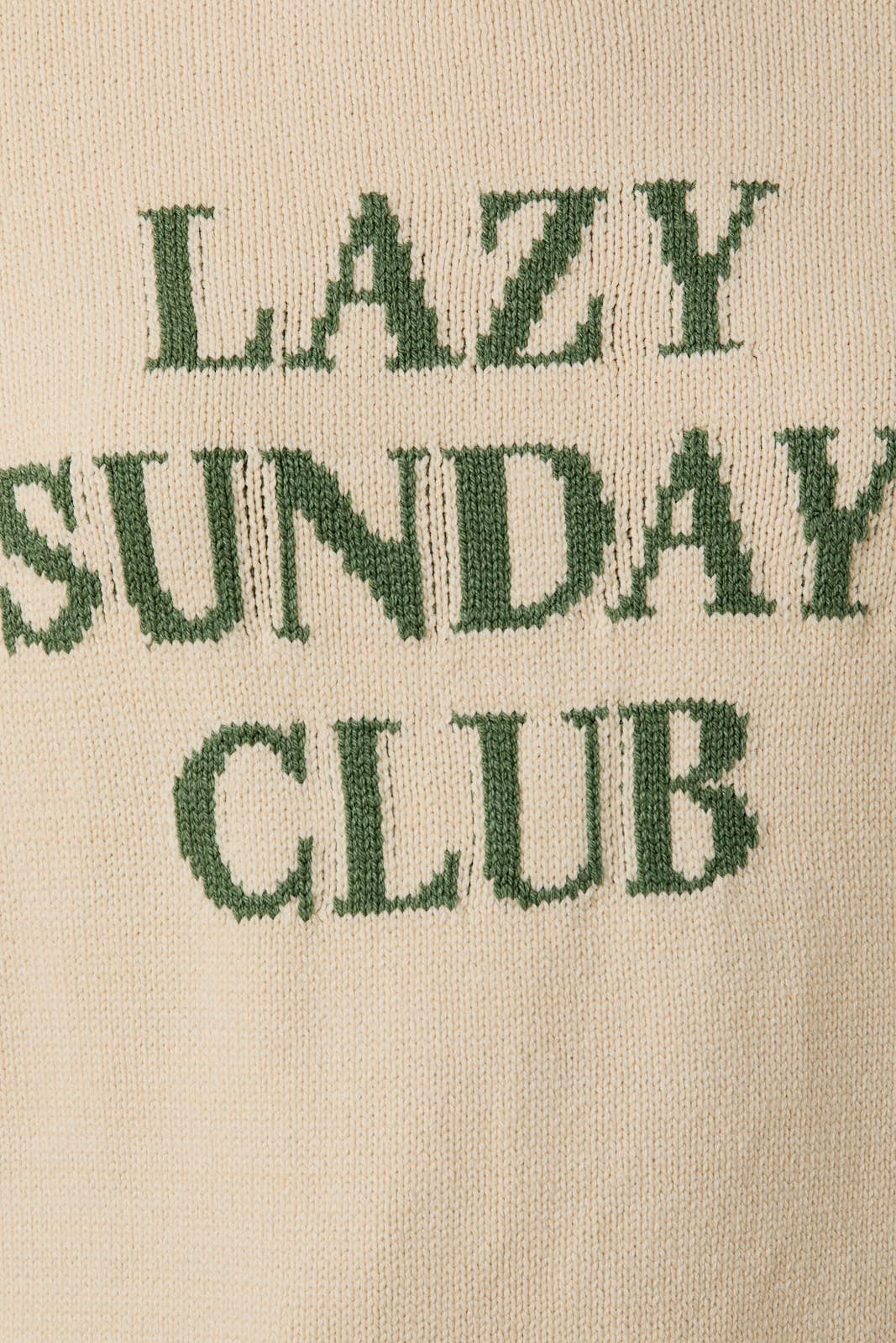 LAZY SUNDAY CLUB SWEATER