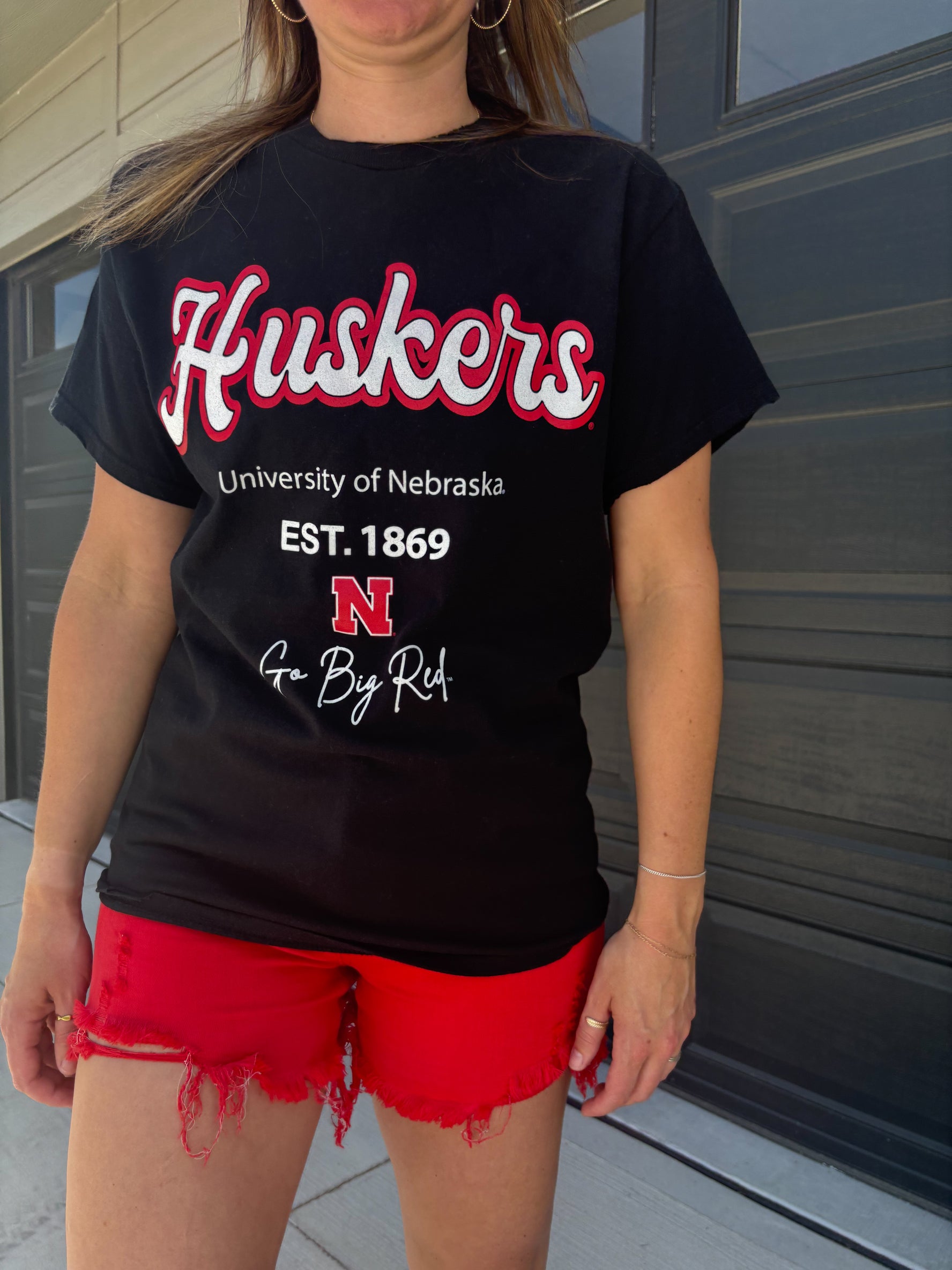 Huskers Letterman Tee