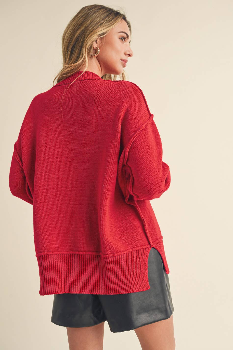 Overlook Sweater - RED