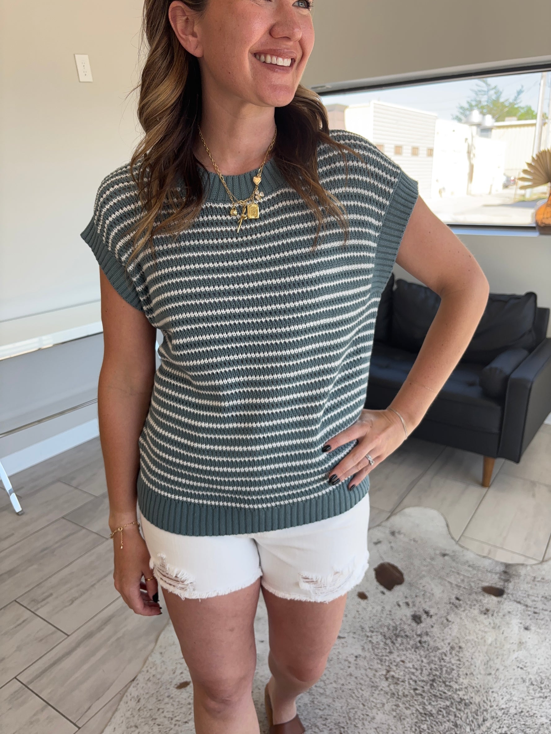 Bellmore Top - TEAL