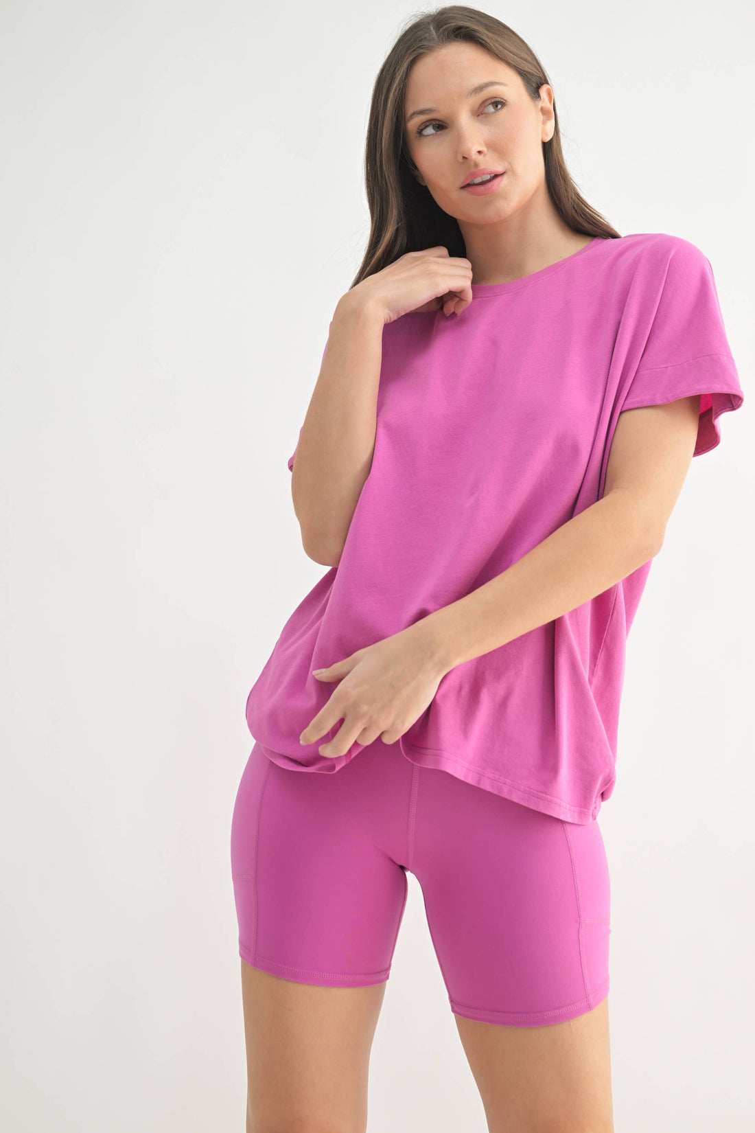 Sycamore Slouchy Tee - NEW ORCHID