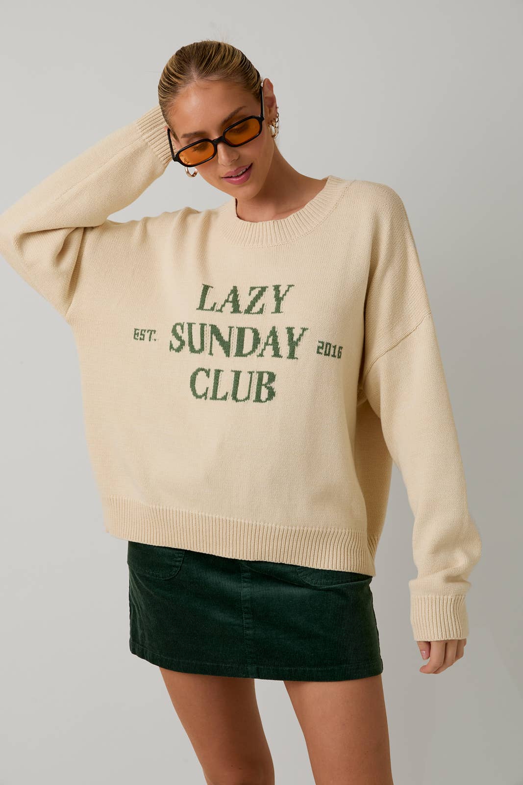 LAZY SUNDAY CLUB SWEATER