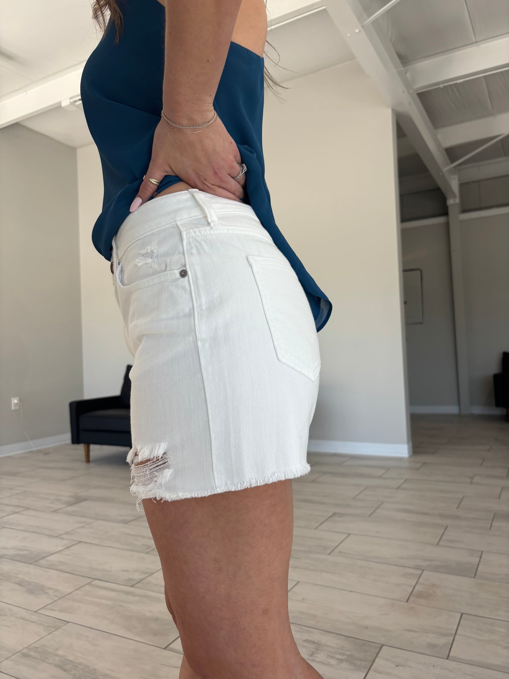 Chapel White Shorts SNEAK PEEK