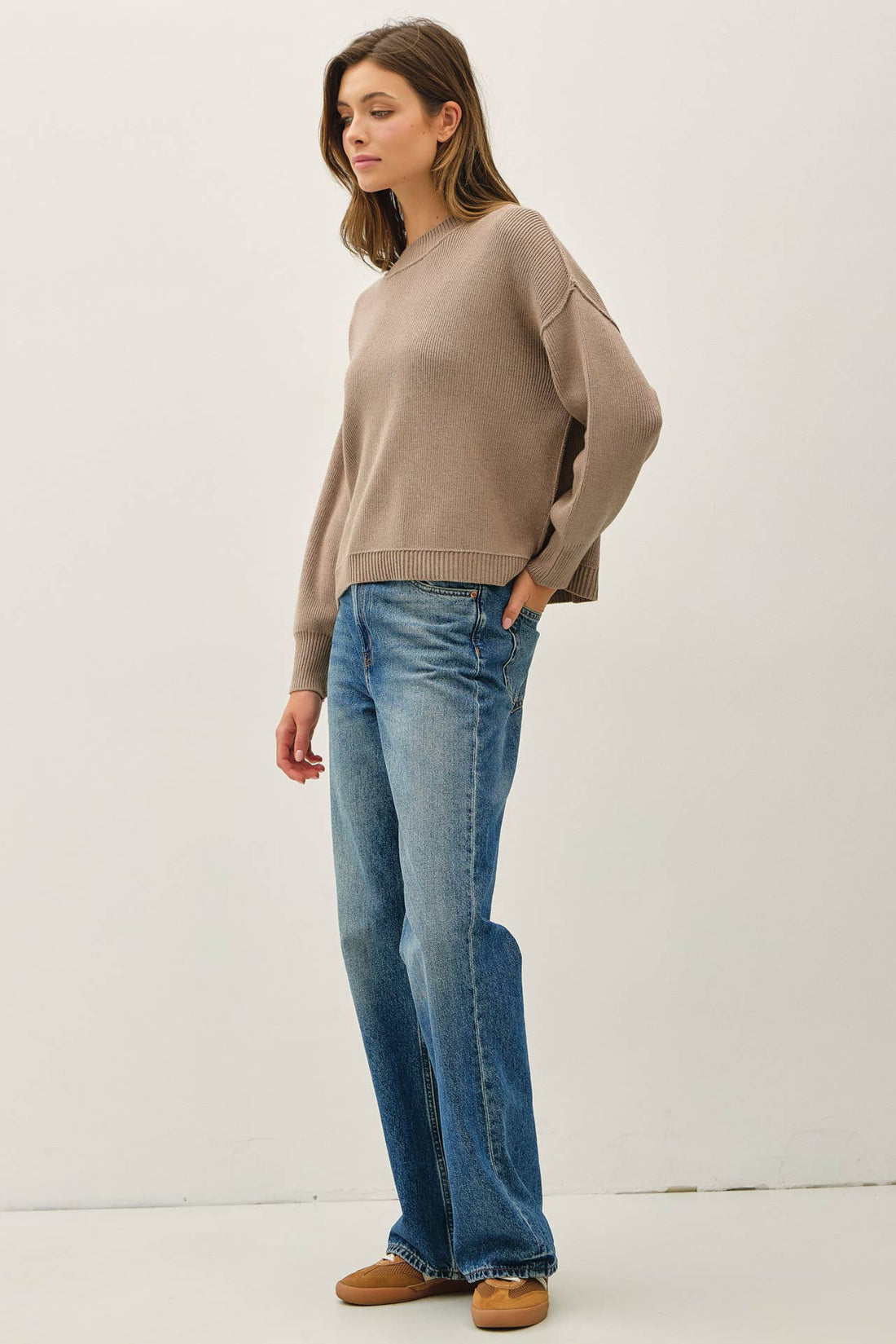 Magnolia Sweater - MOCHA