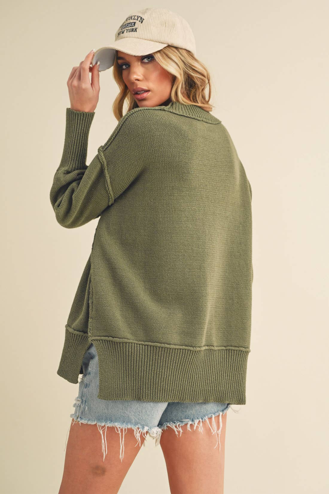 Overlook Sweater - OLIVE