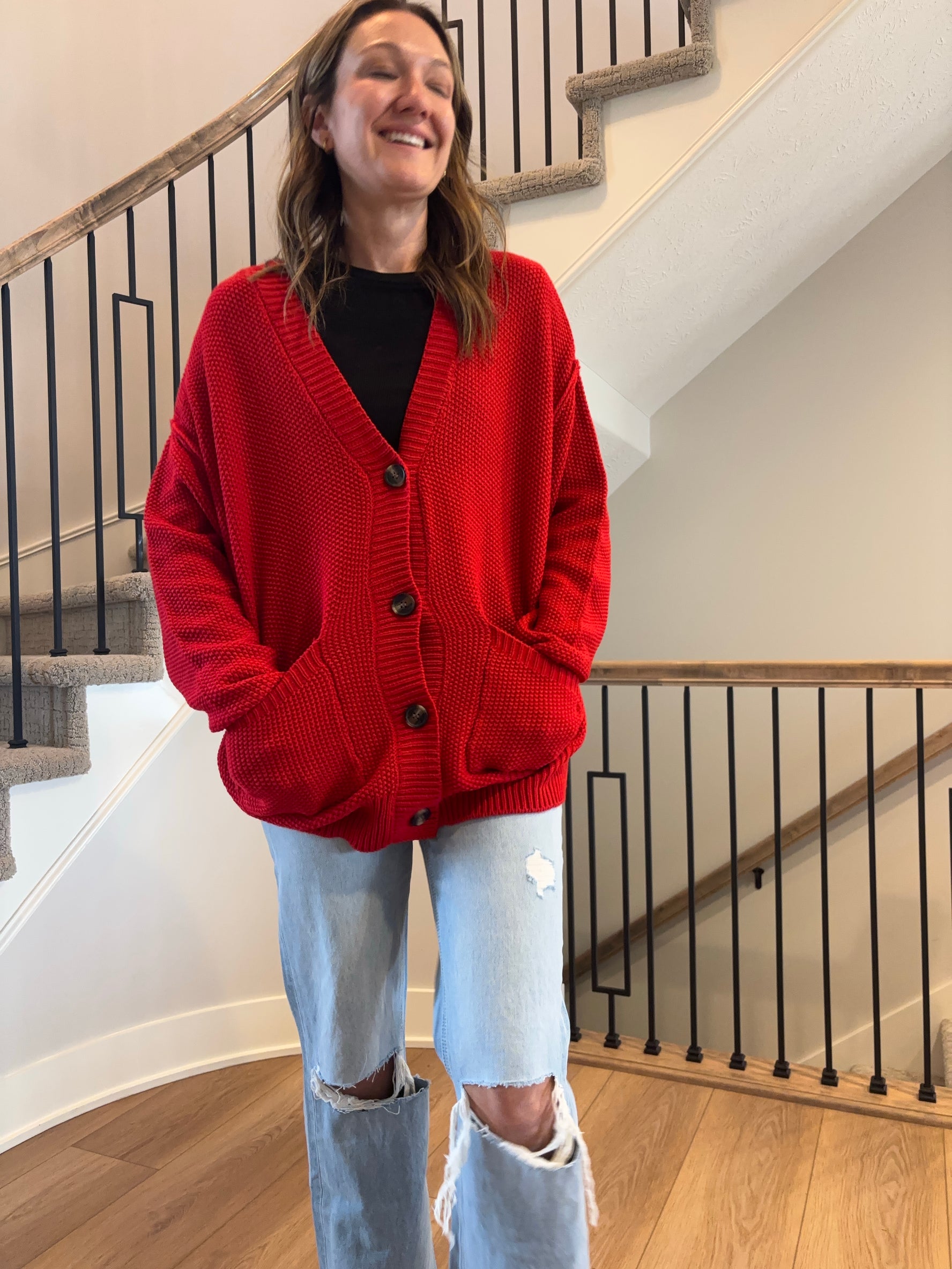 Coventry Cardigan - RED