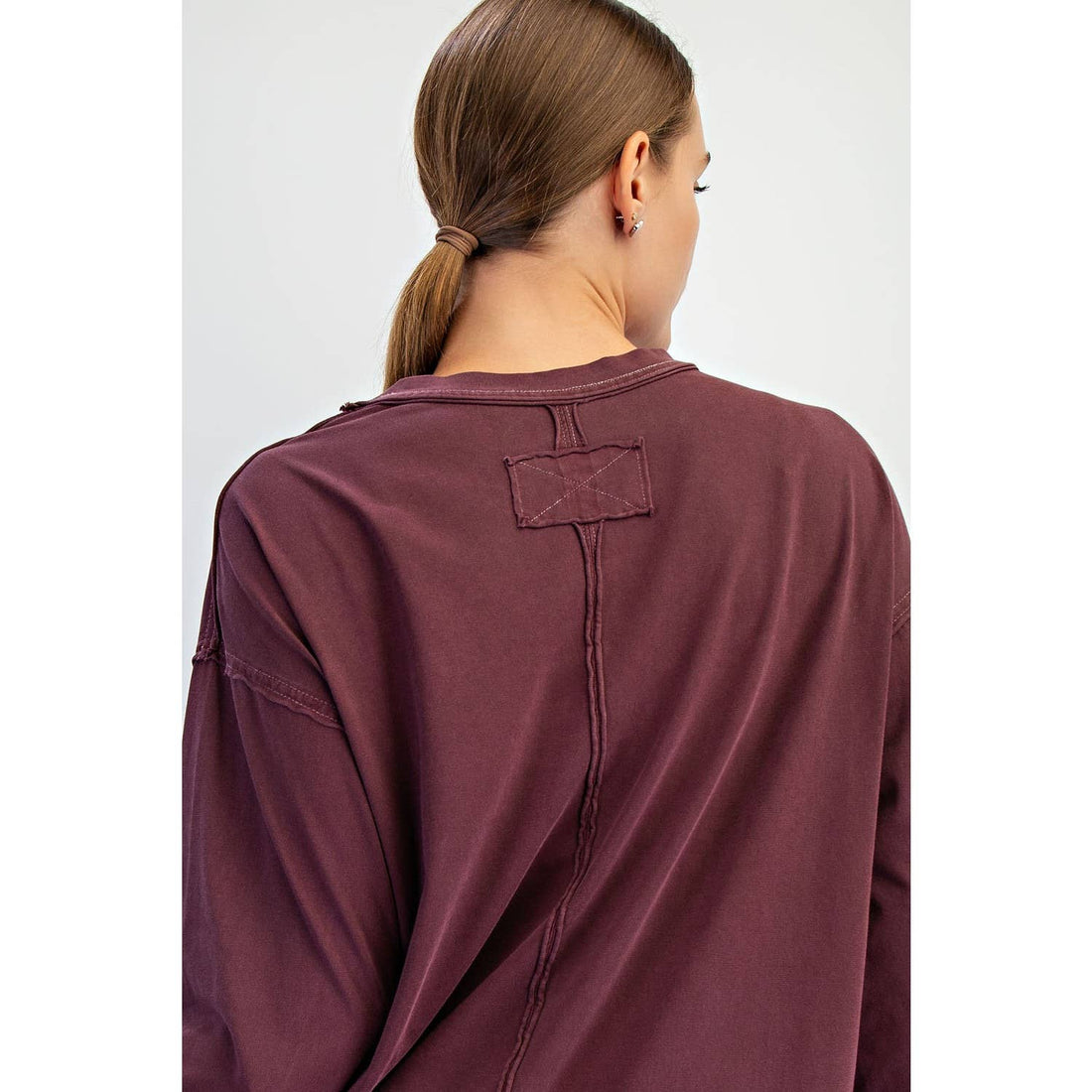 Bayberry Long Sleeve - MERLOT