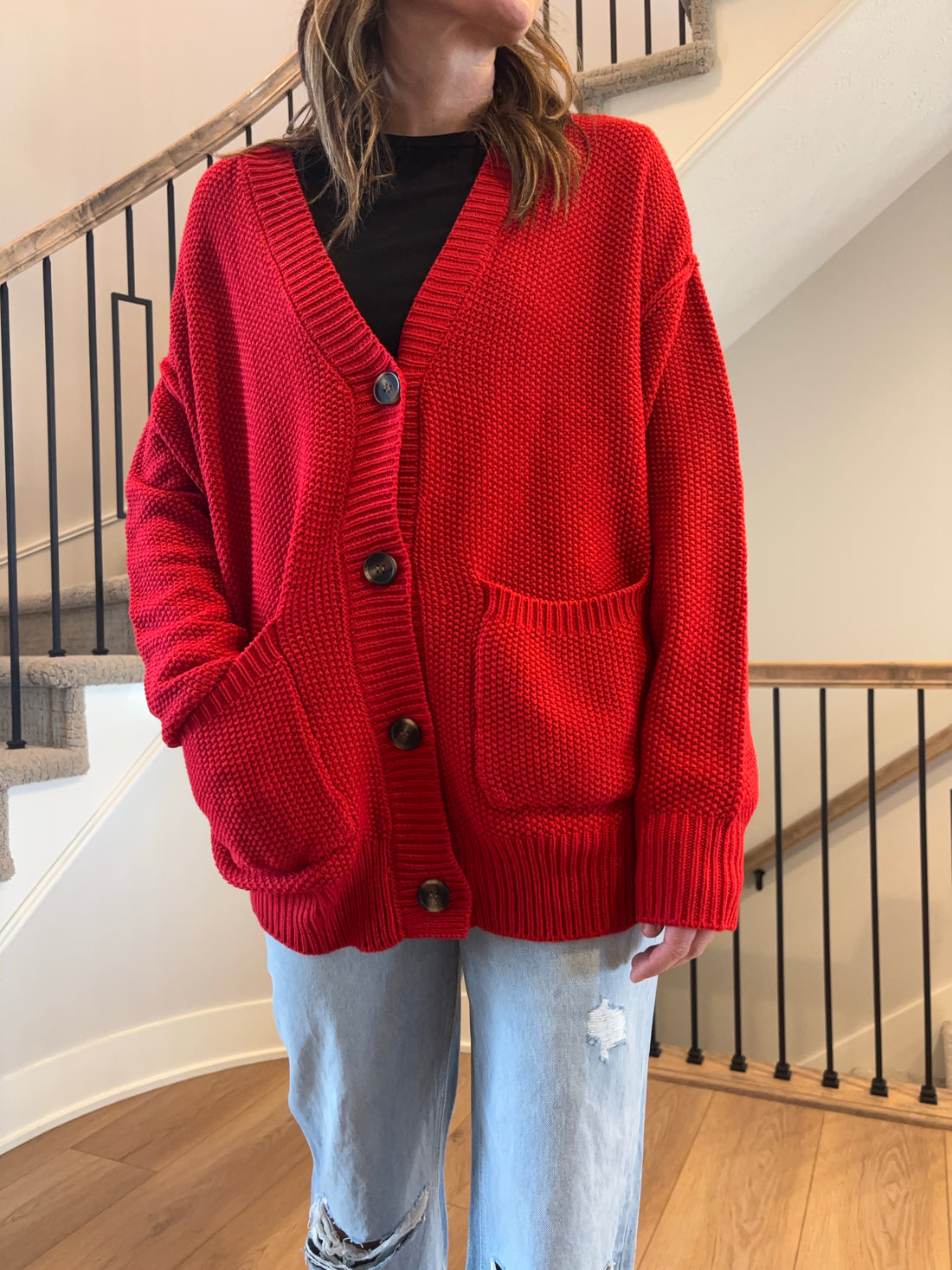 Coventry Cardigan - RED