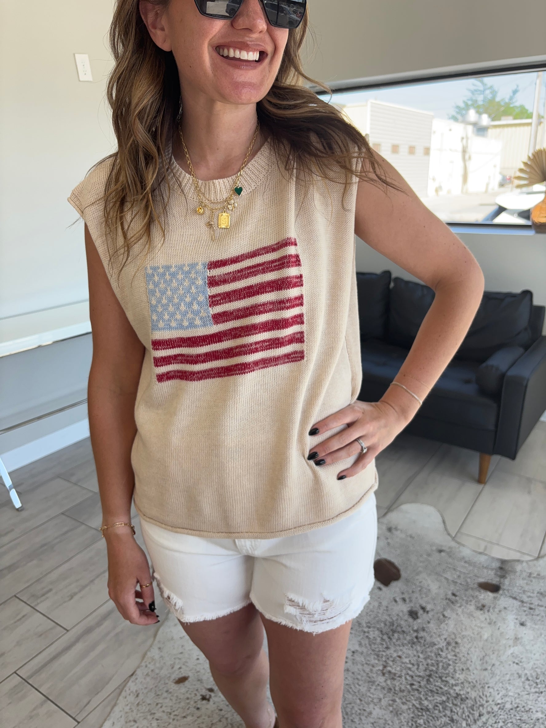 USA Flag Top