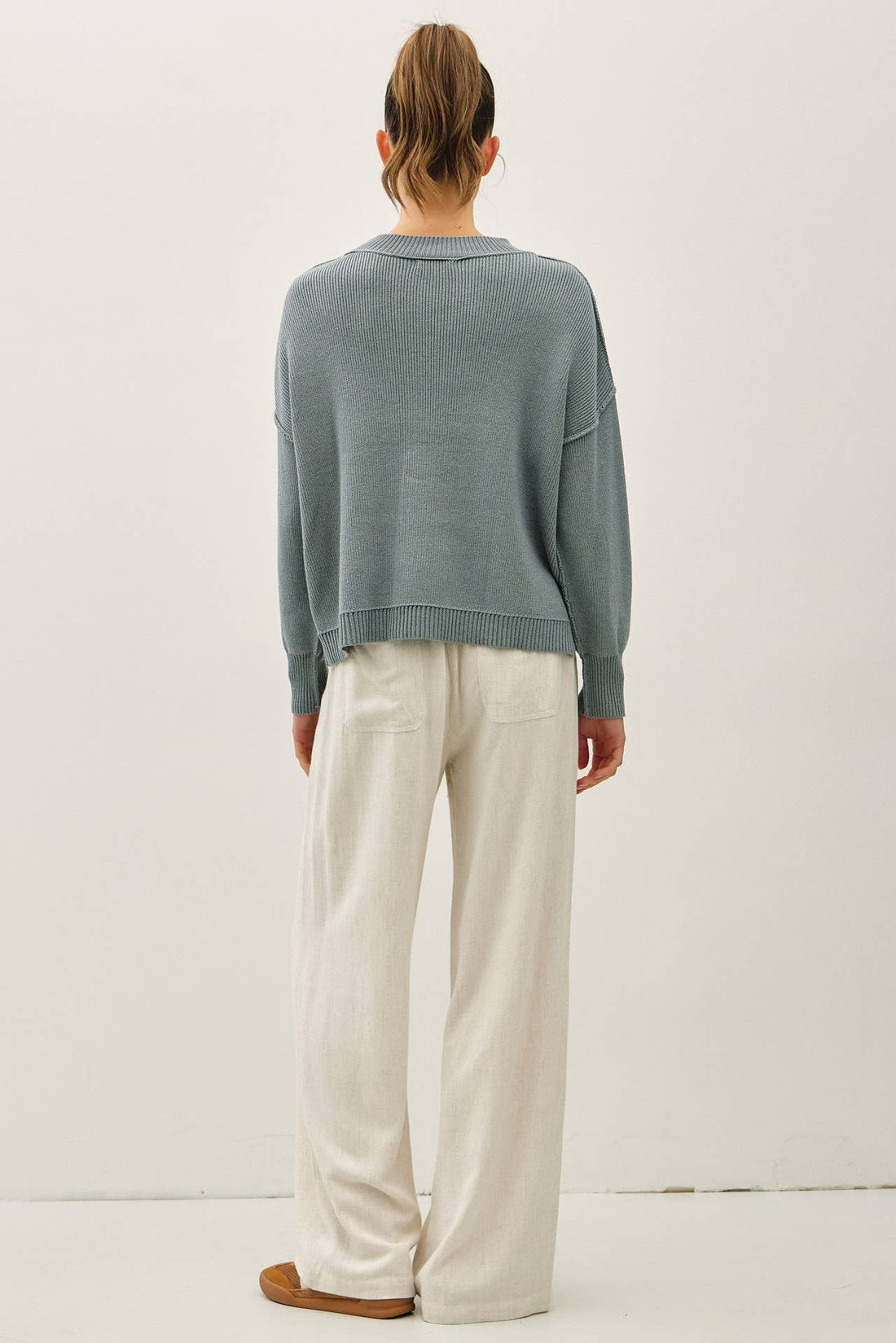 Magnolia Sweater - BLUE
