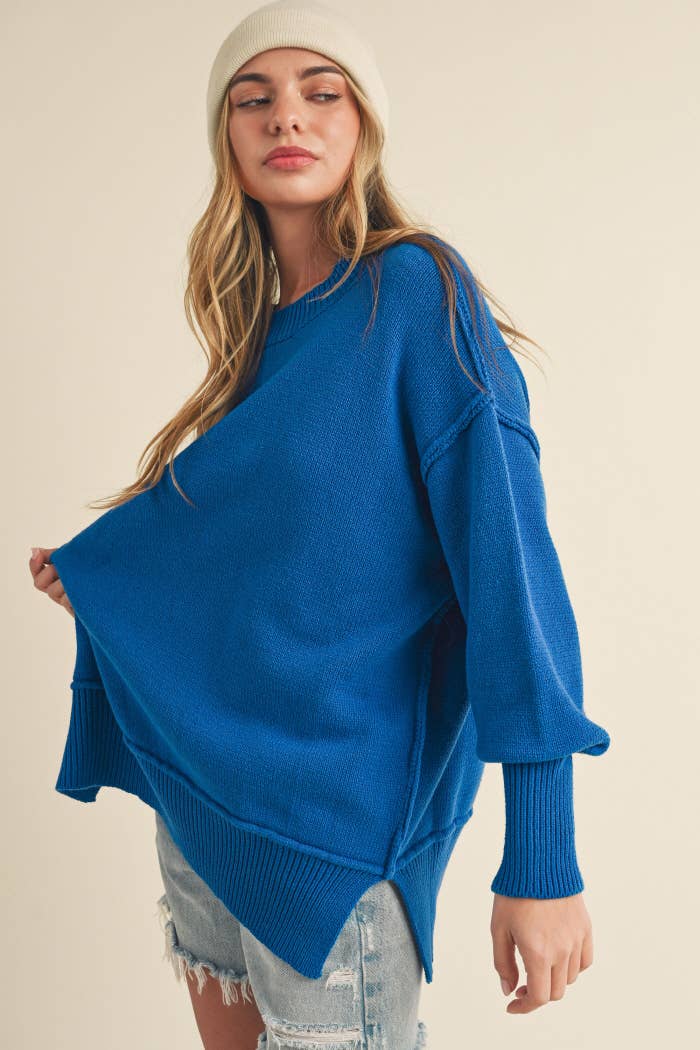 Overlook Sweater - COBALT BLUE