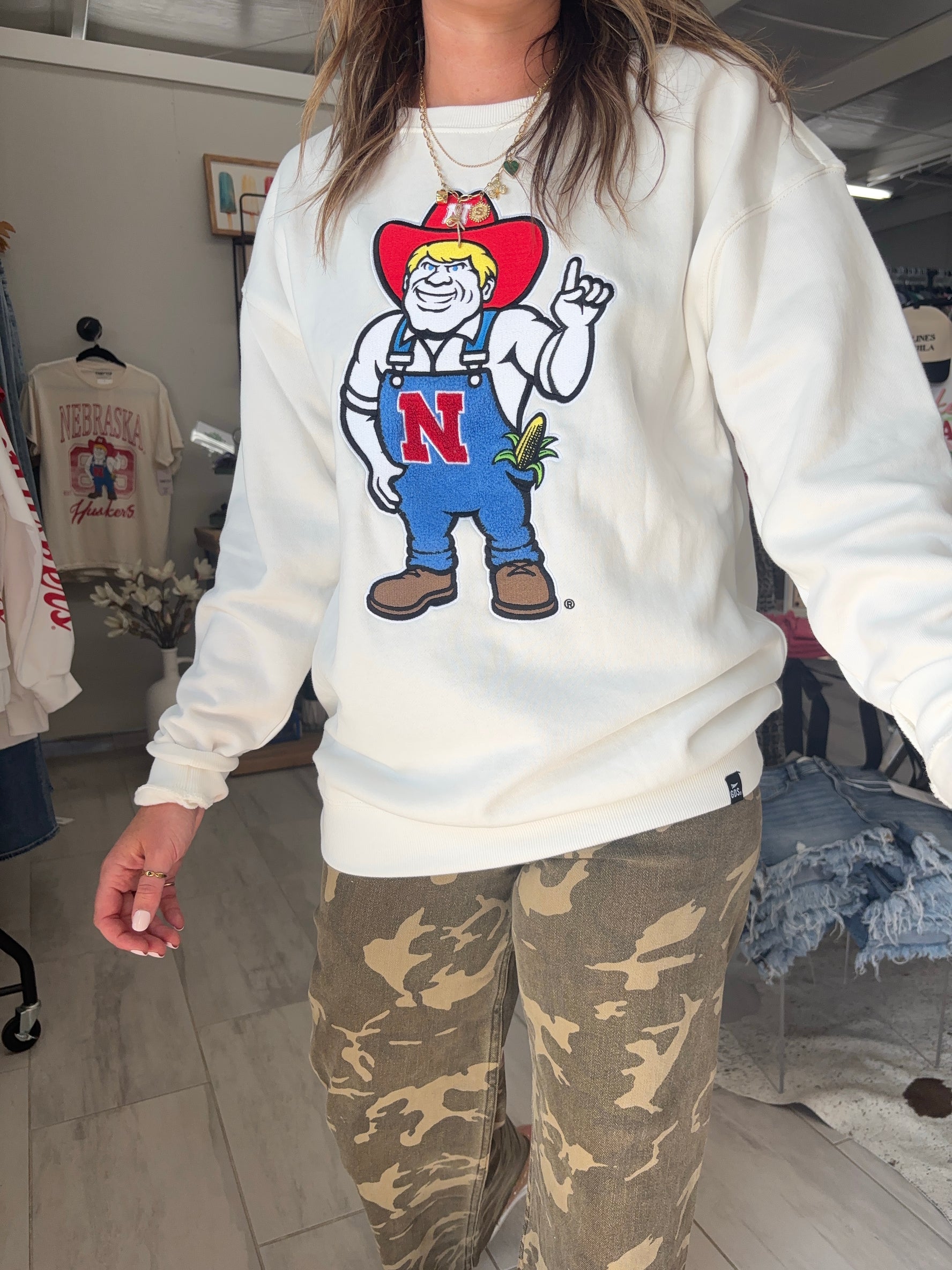 Herbie Chenille Sweatshirt