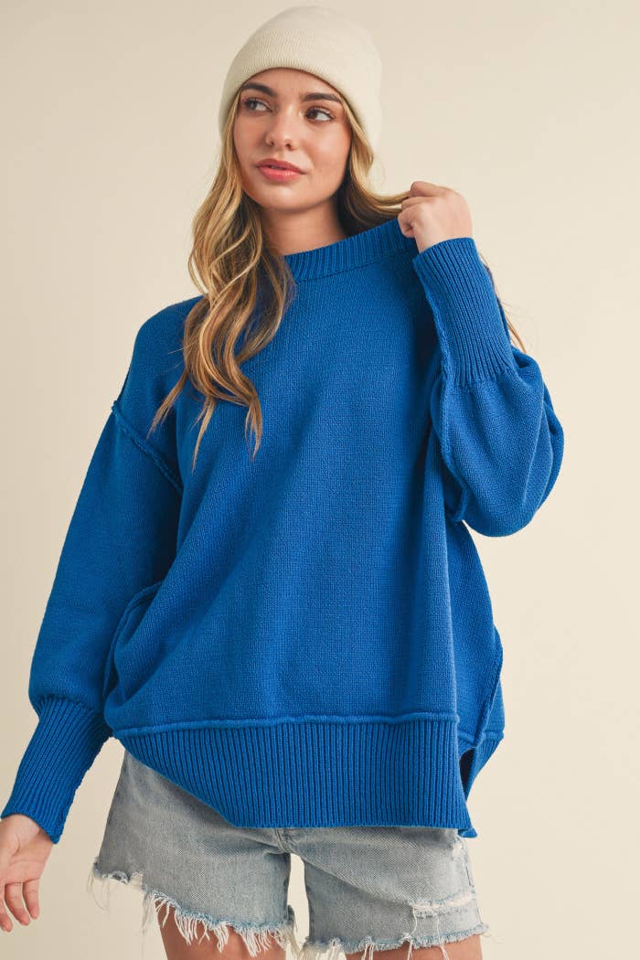 Overlook Sweater - COBALT BLUE