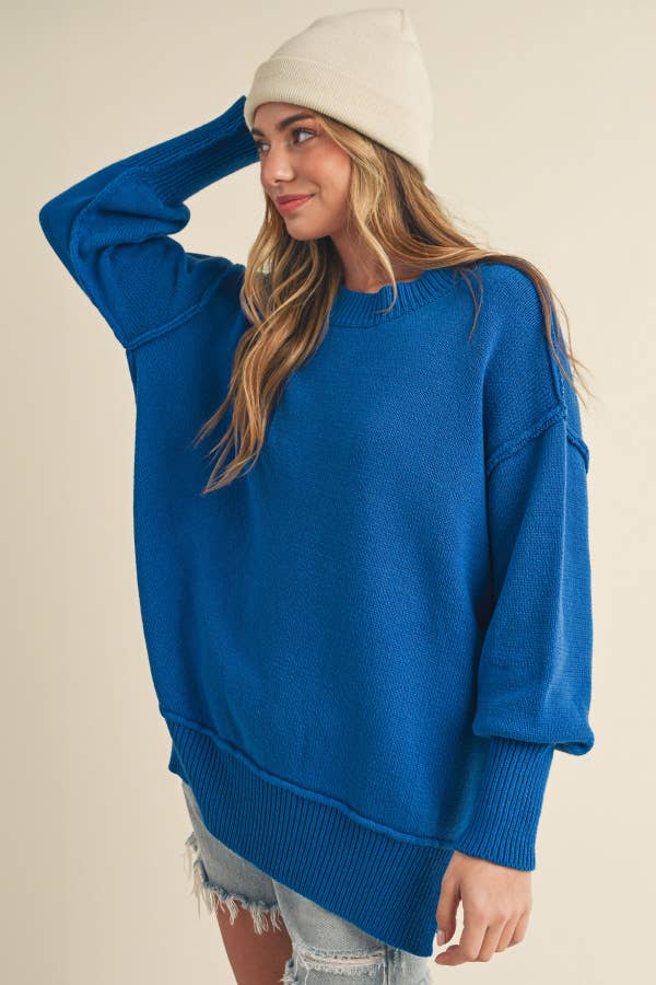 Overlook Sweater - COBALT BLUE