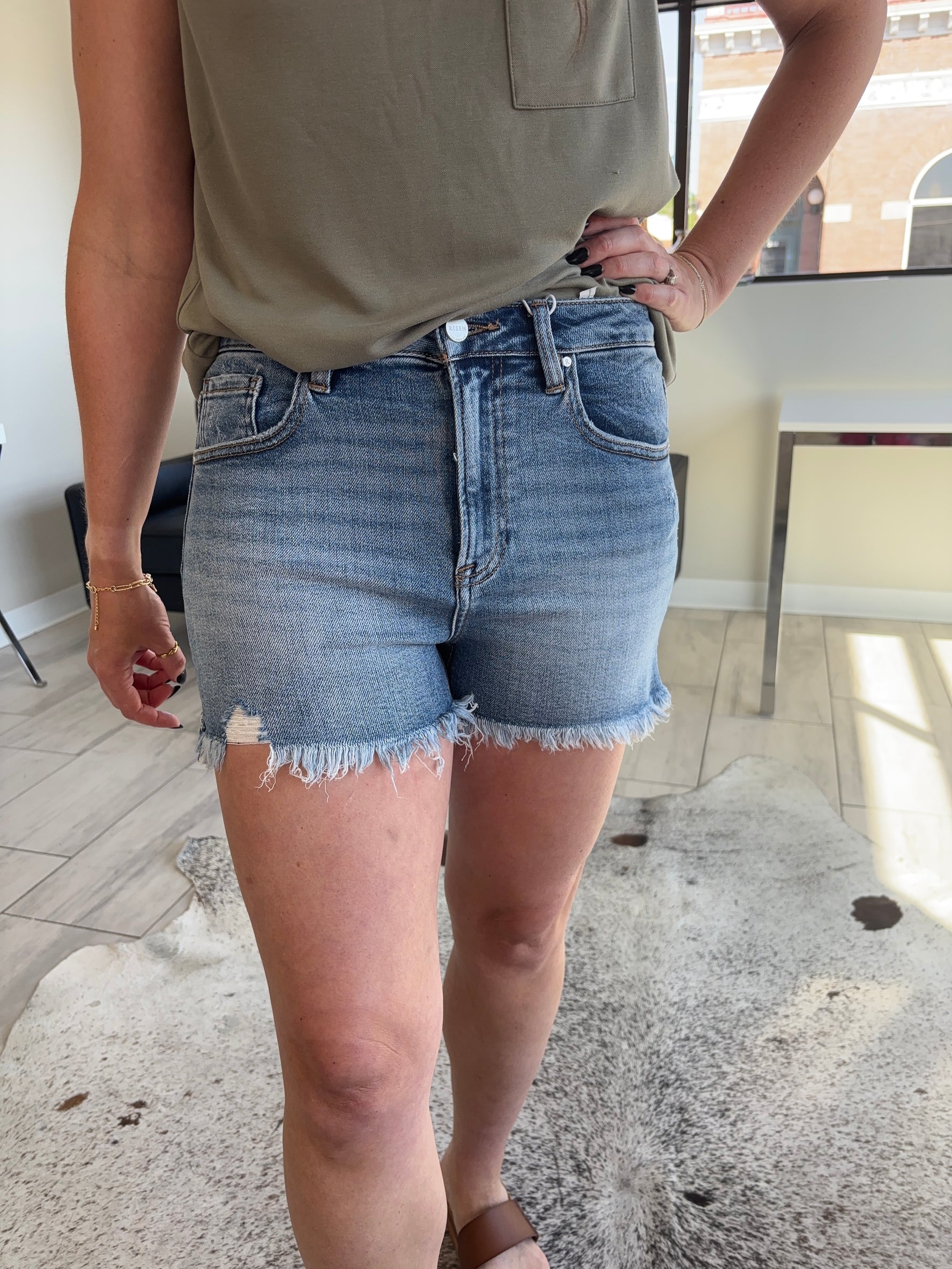 Century Denim Shorts - RISEN