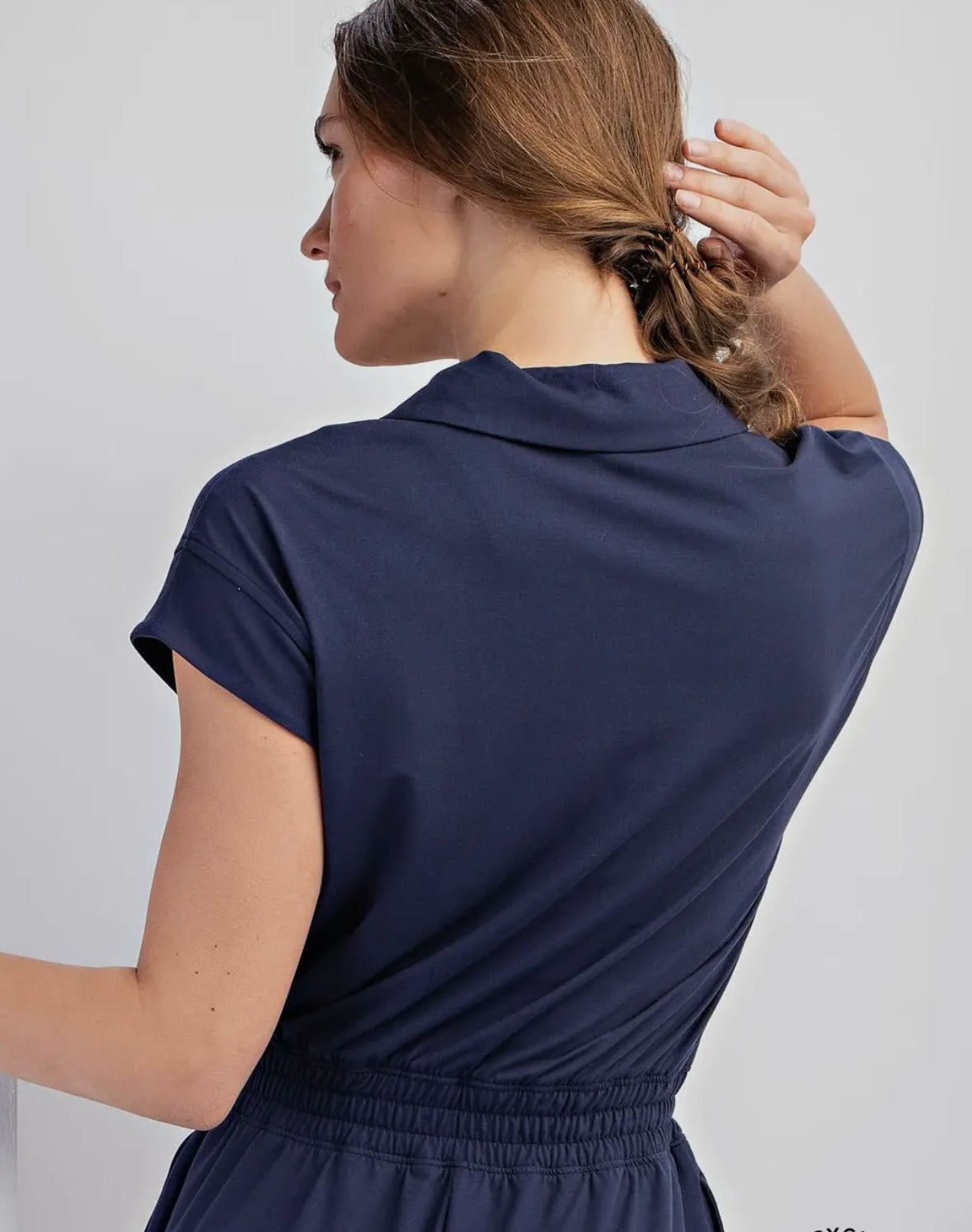 Brae Romper - NAVY