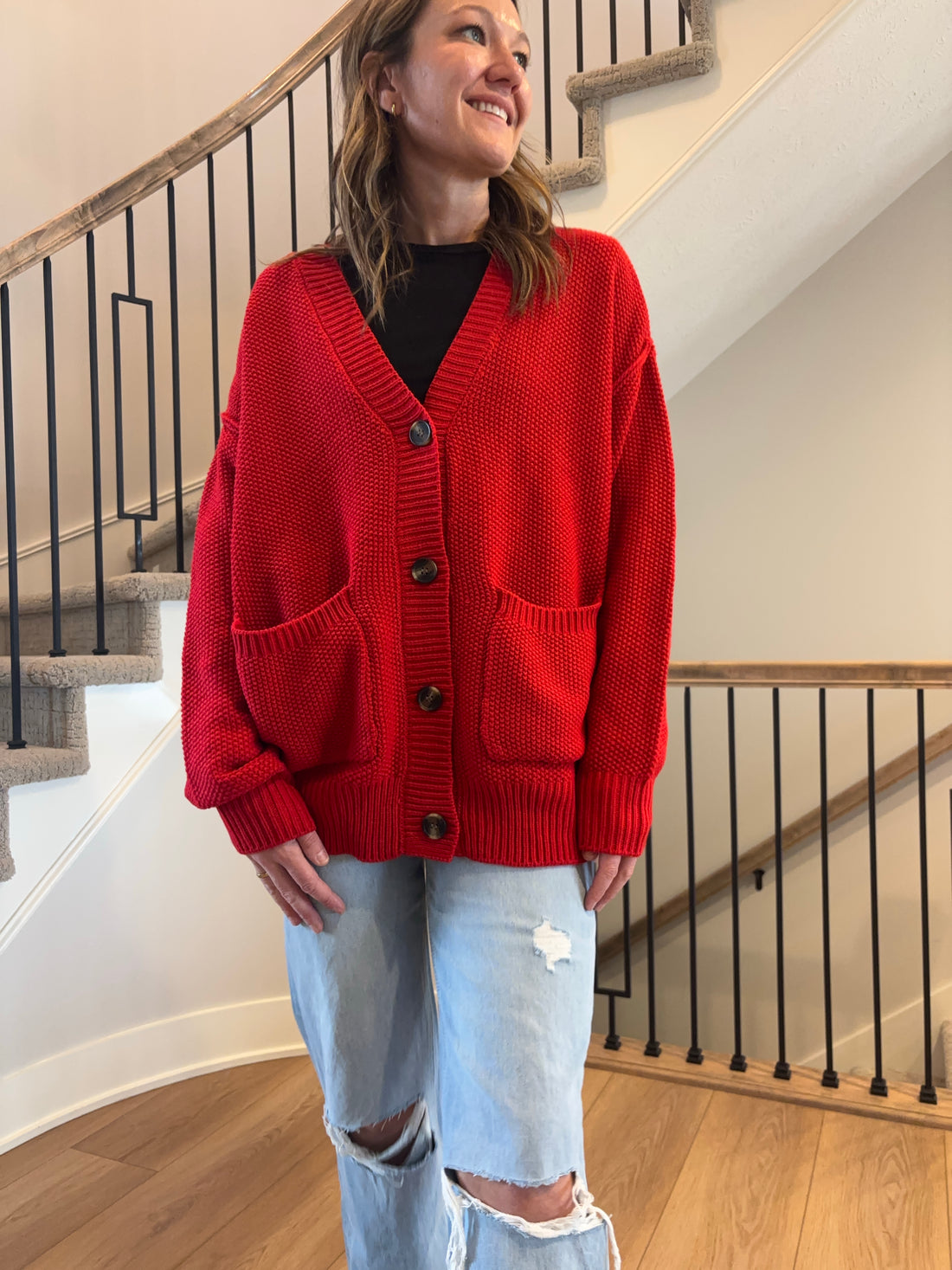 Coventry Cardigan - RED