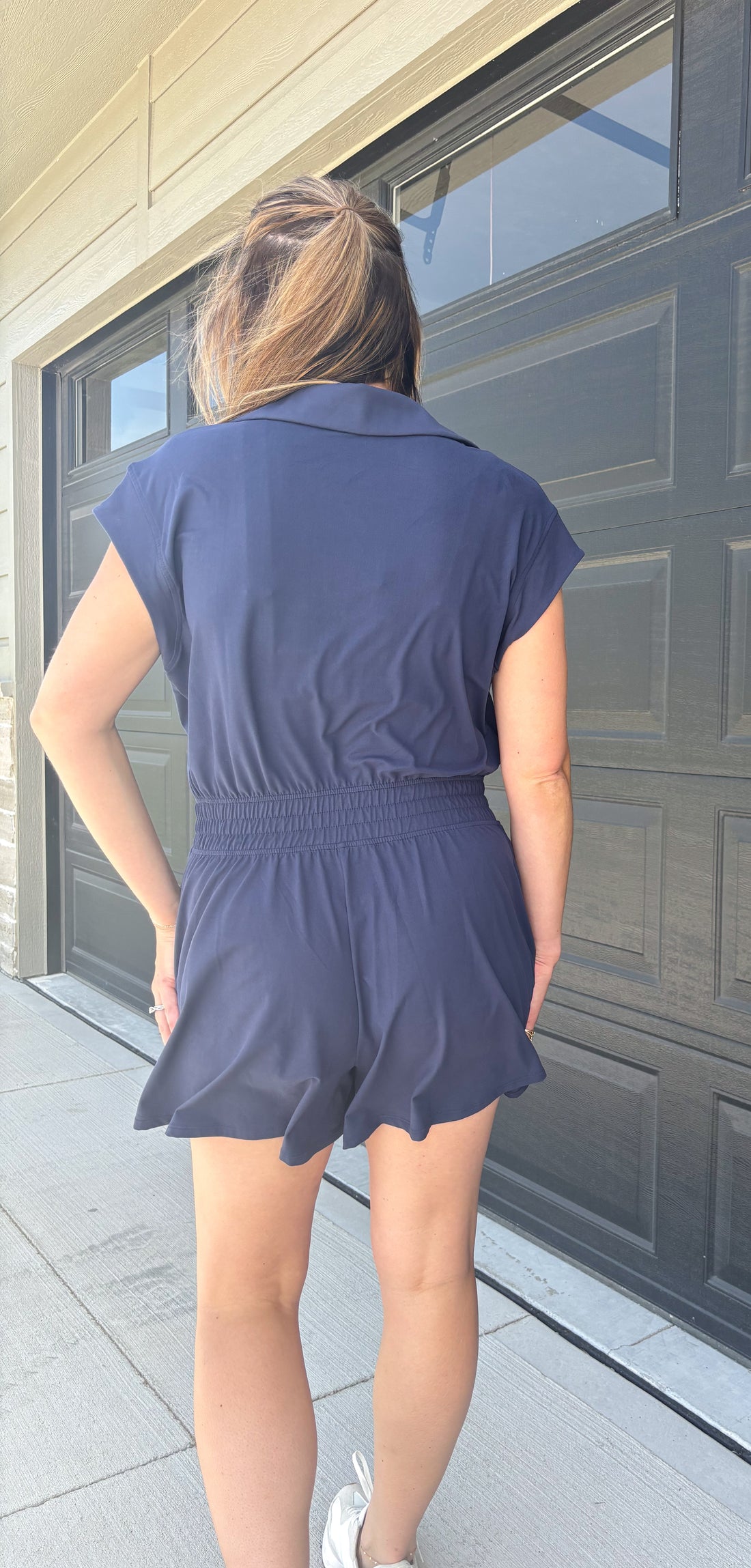 Brae Romper - NAVY