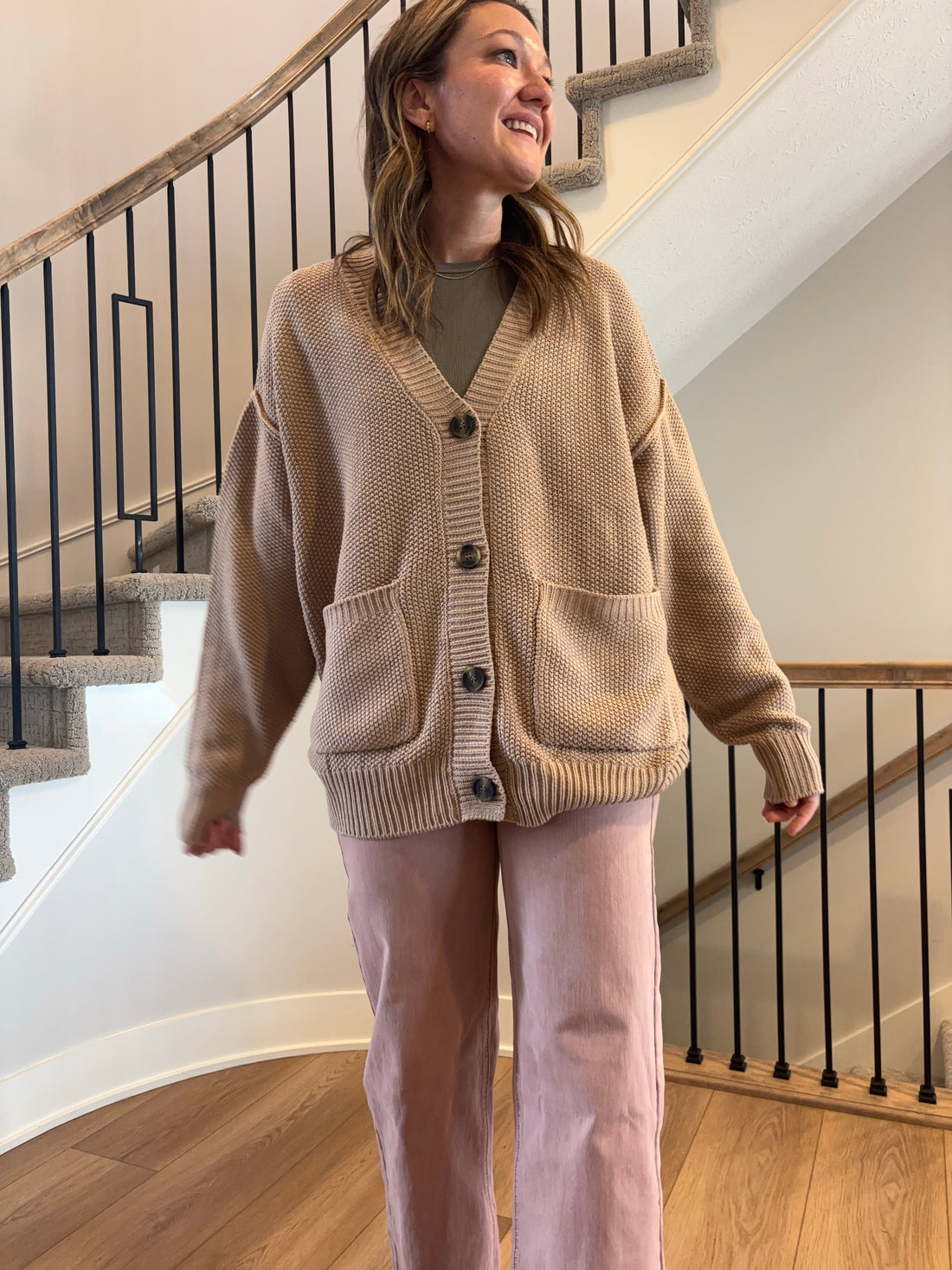 Coventry Cardigan - TAN
