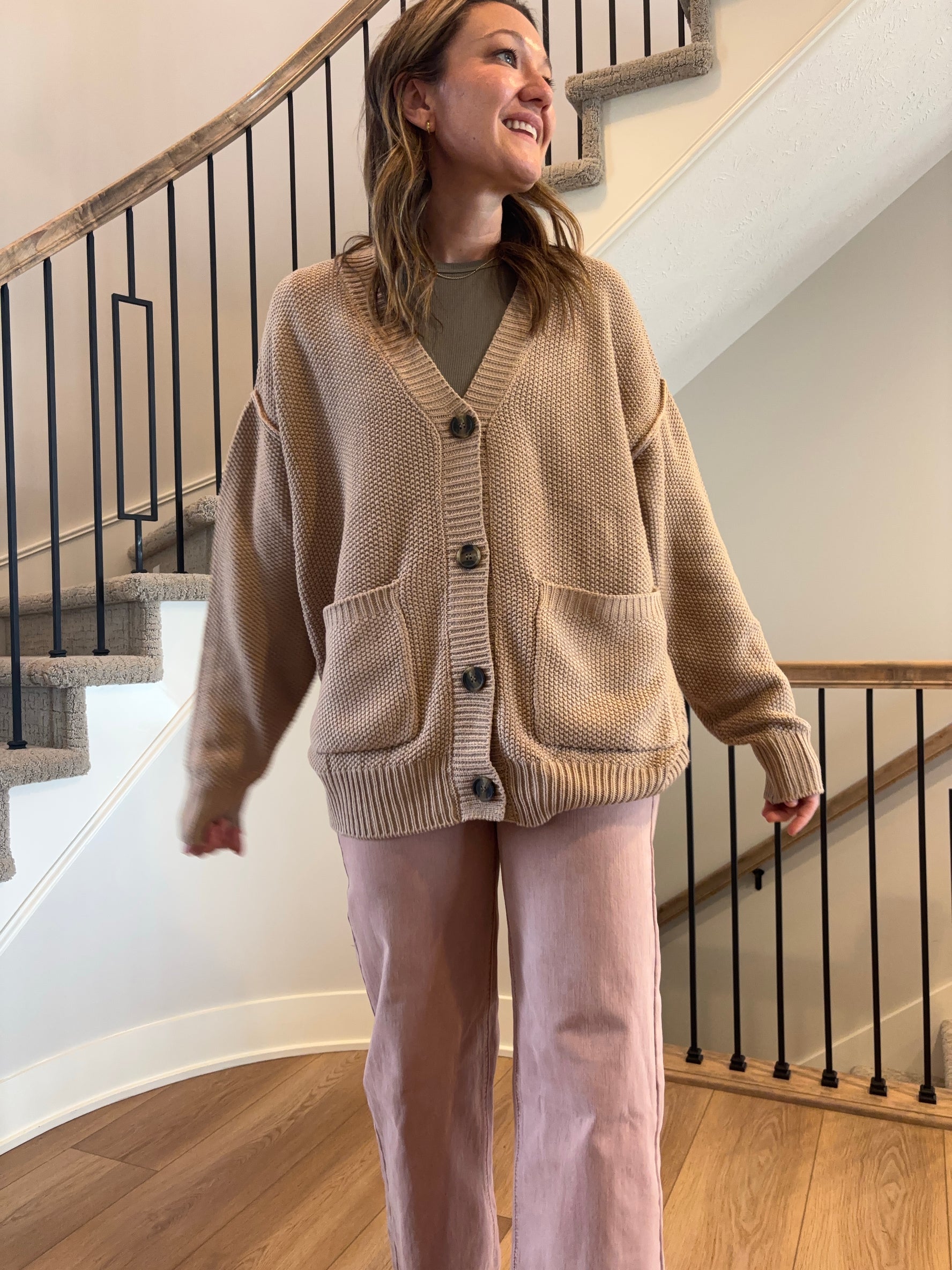 Coventry Cardigan - TAN