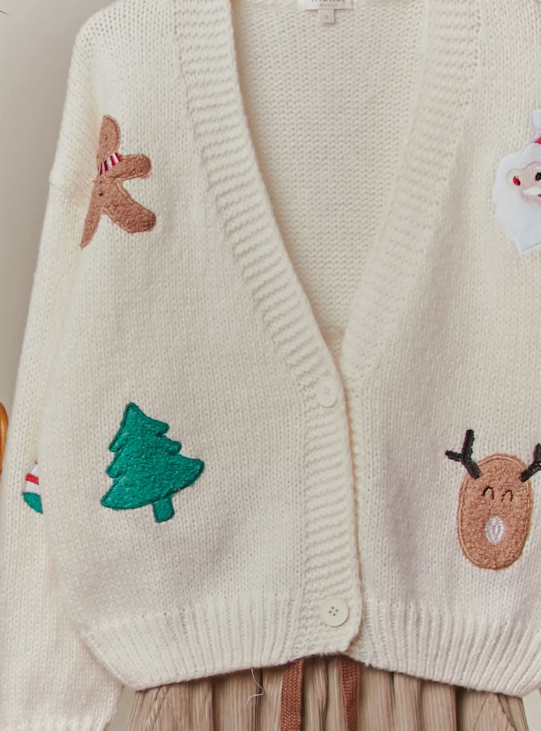 Christmas Patch Cardigan