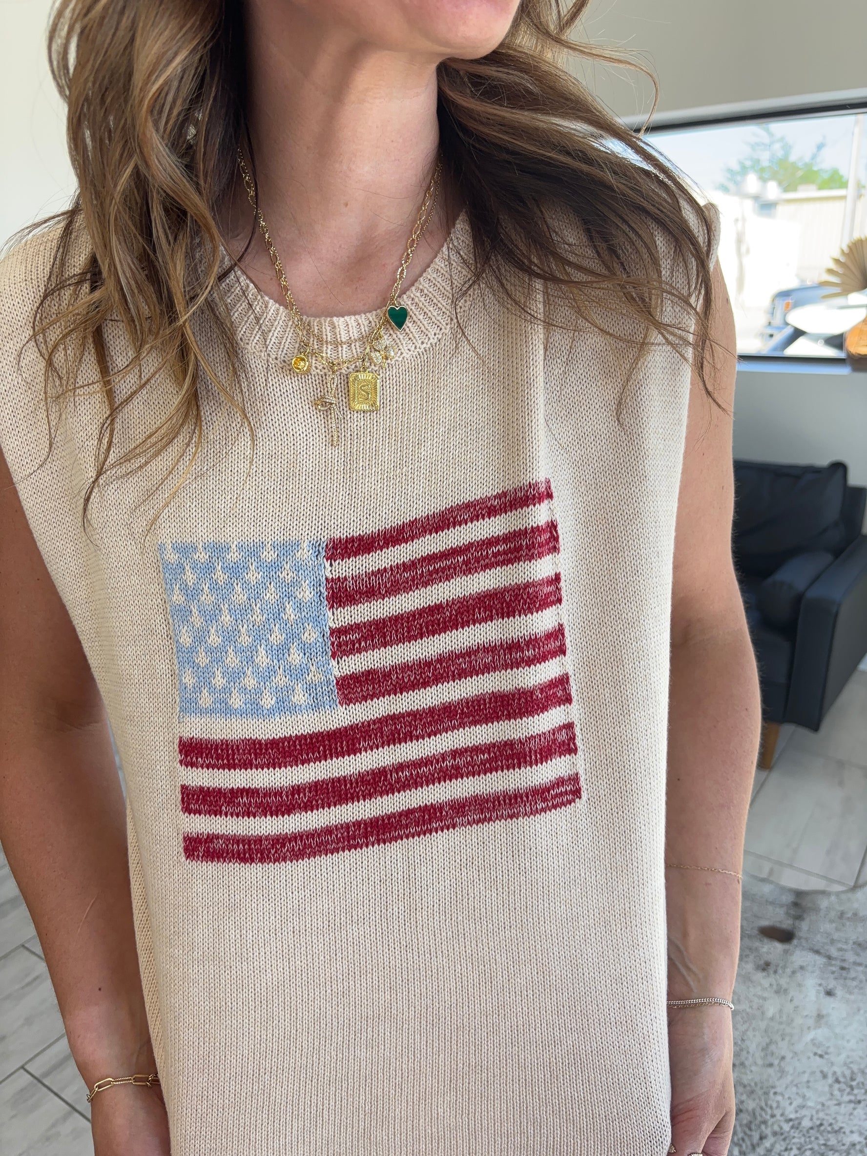 USA Flag Top