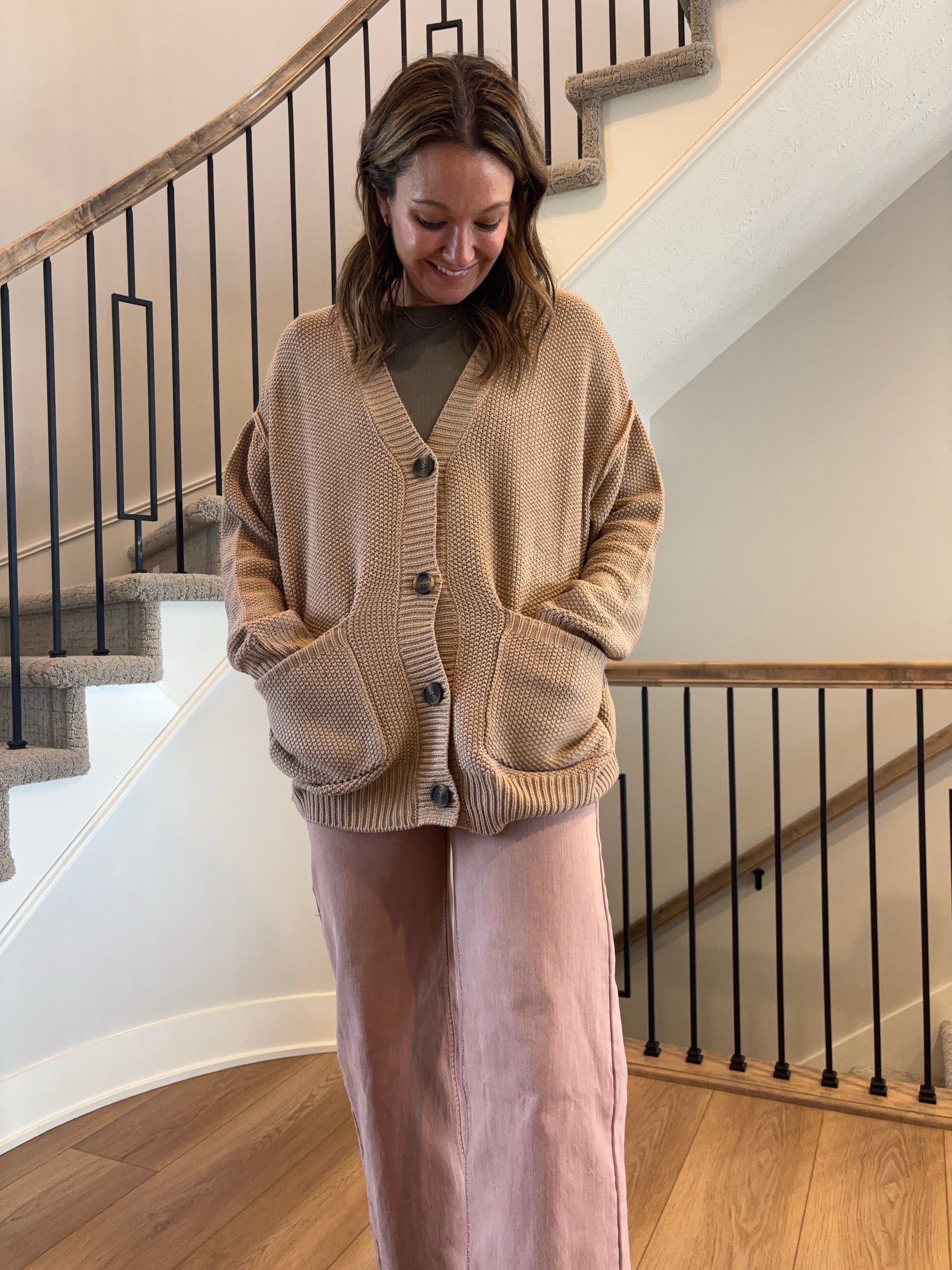 Coventry Cardigan - TAN