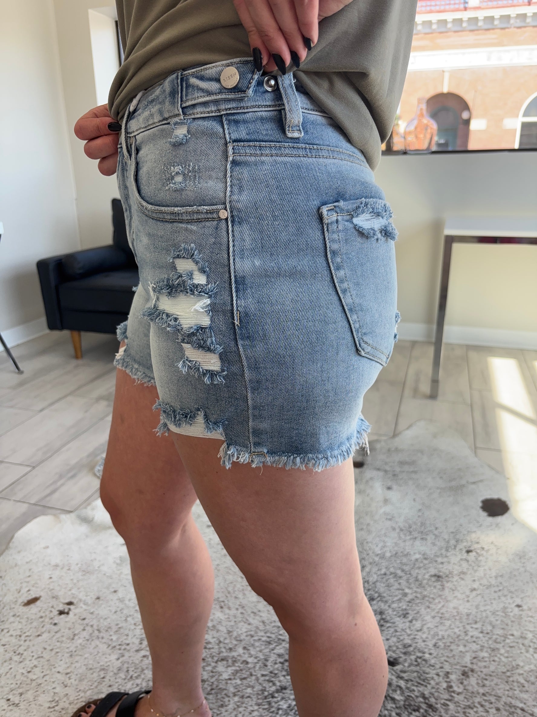Patriots Denim TC Shorts - RISEN