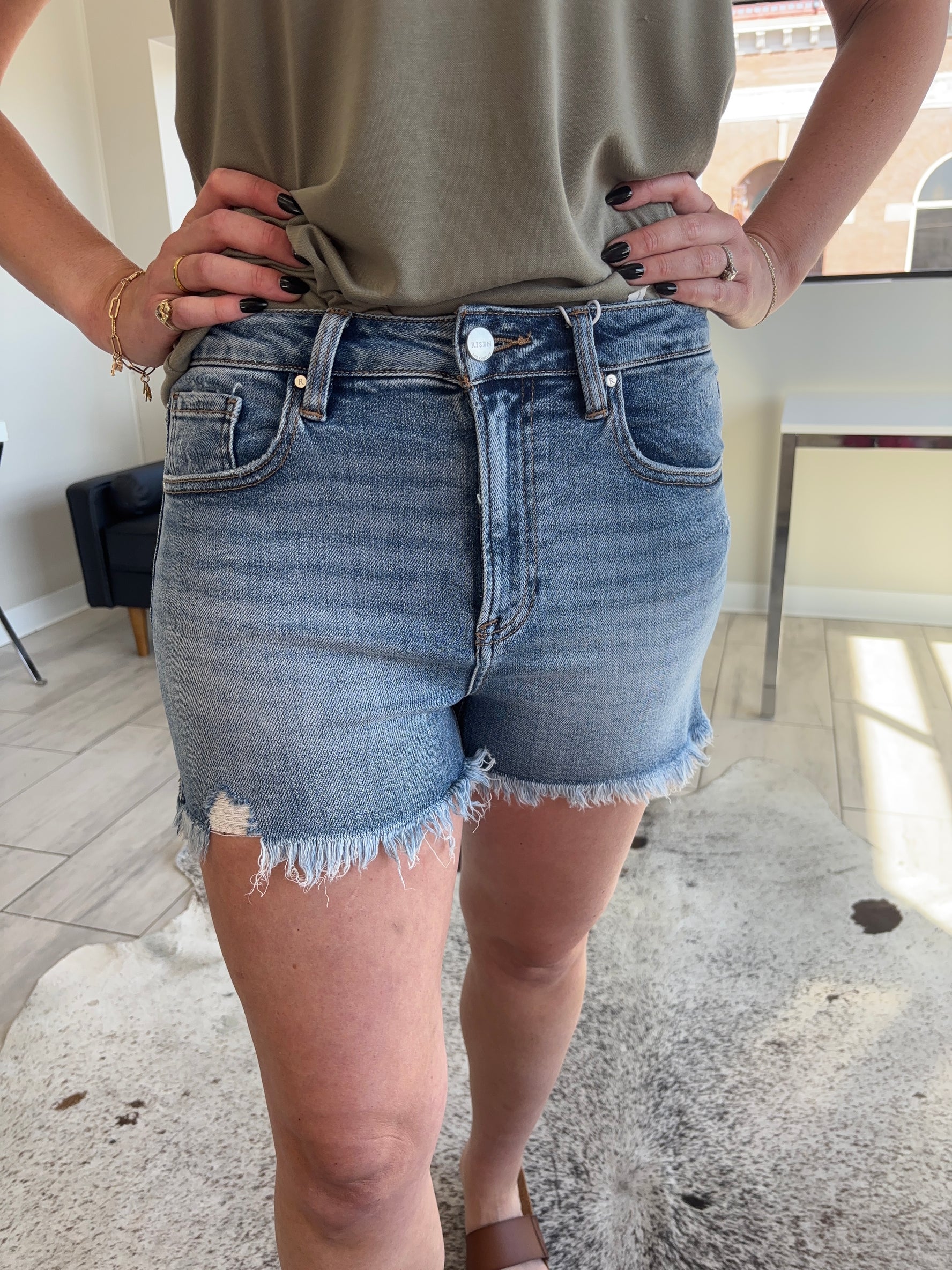 Century Denim Shorts - RISEN