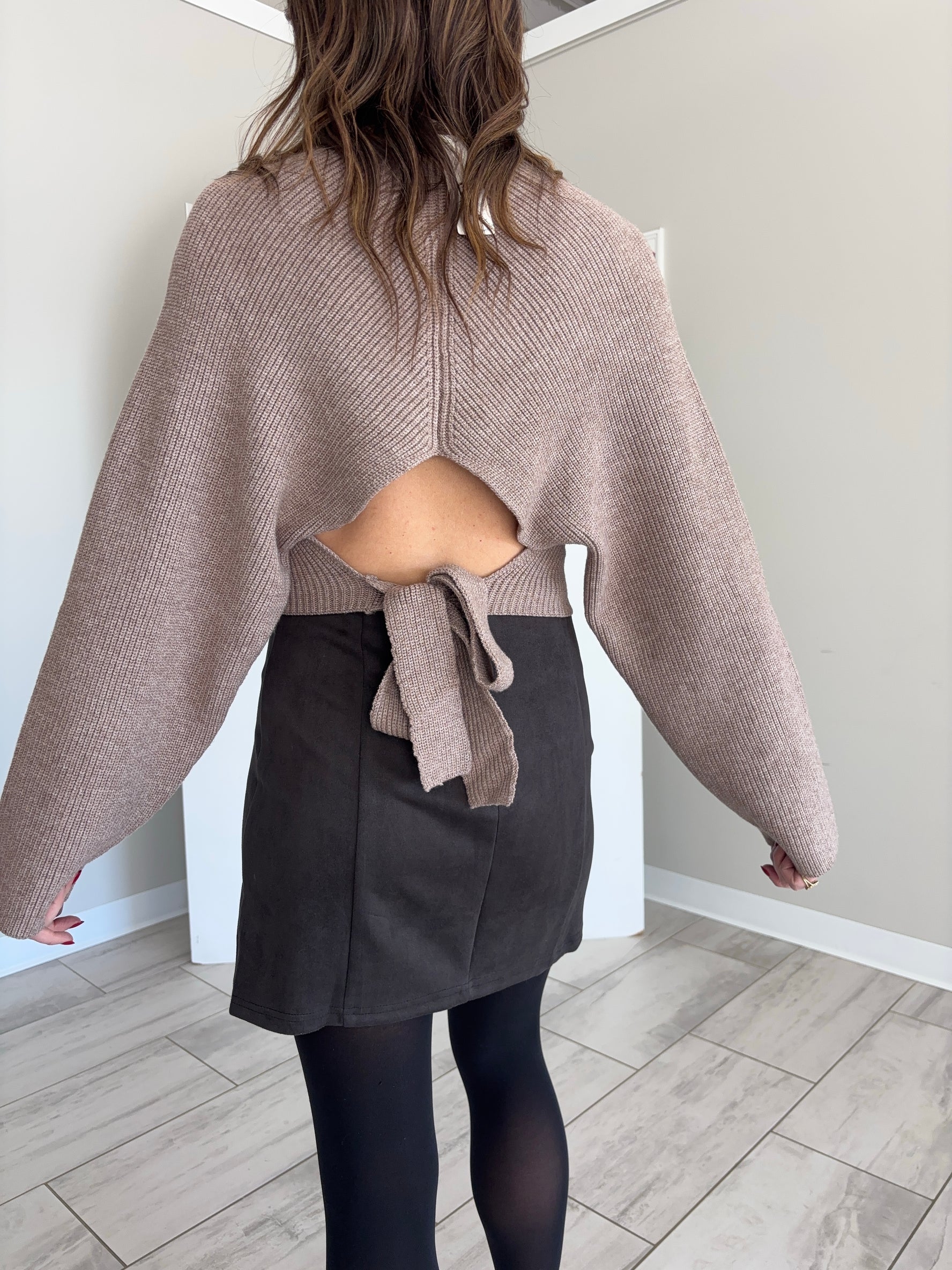 KELLY SUEDE MINI SKIRT