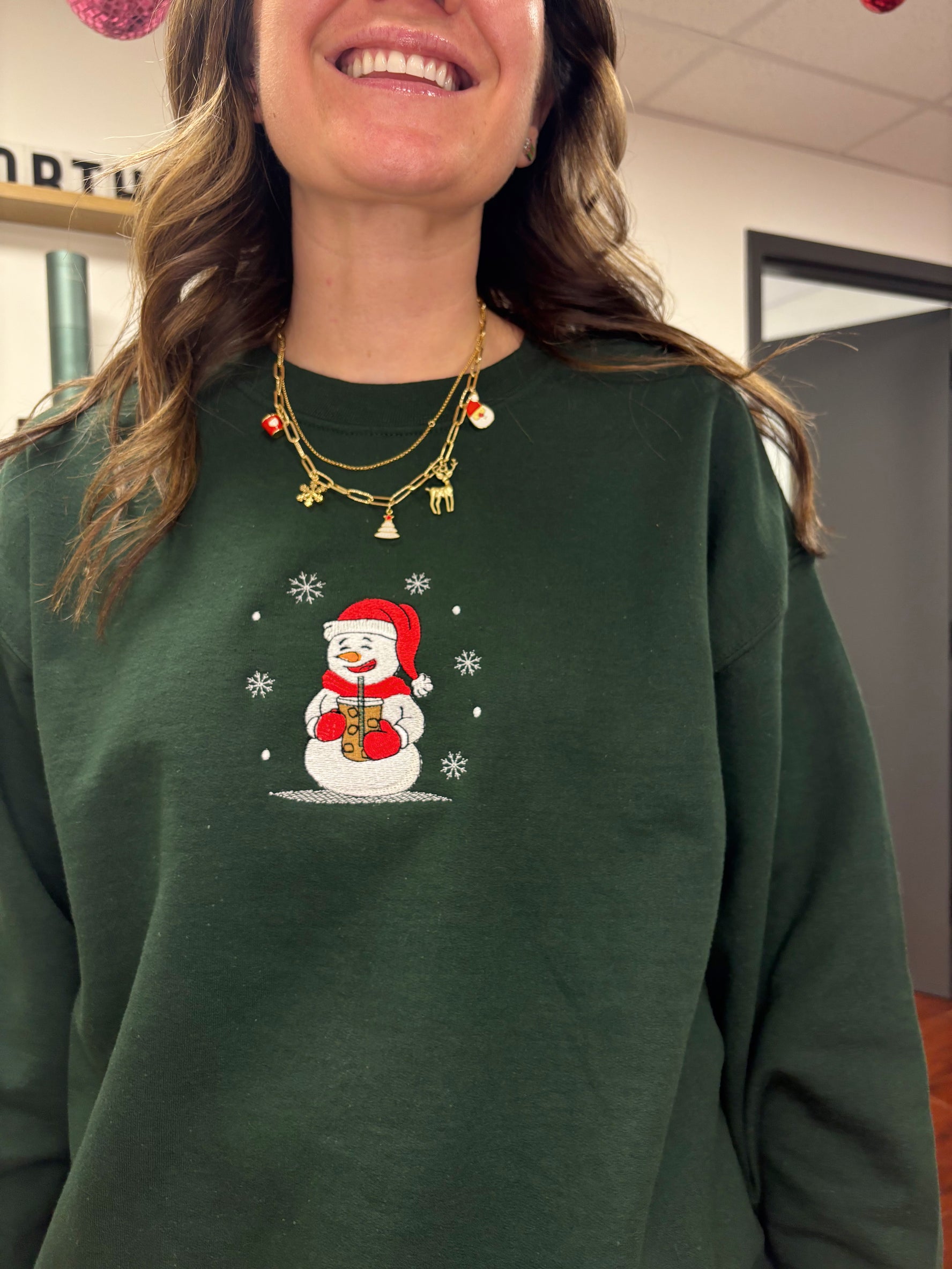 Coffee Snowman Sweatshirt