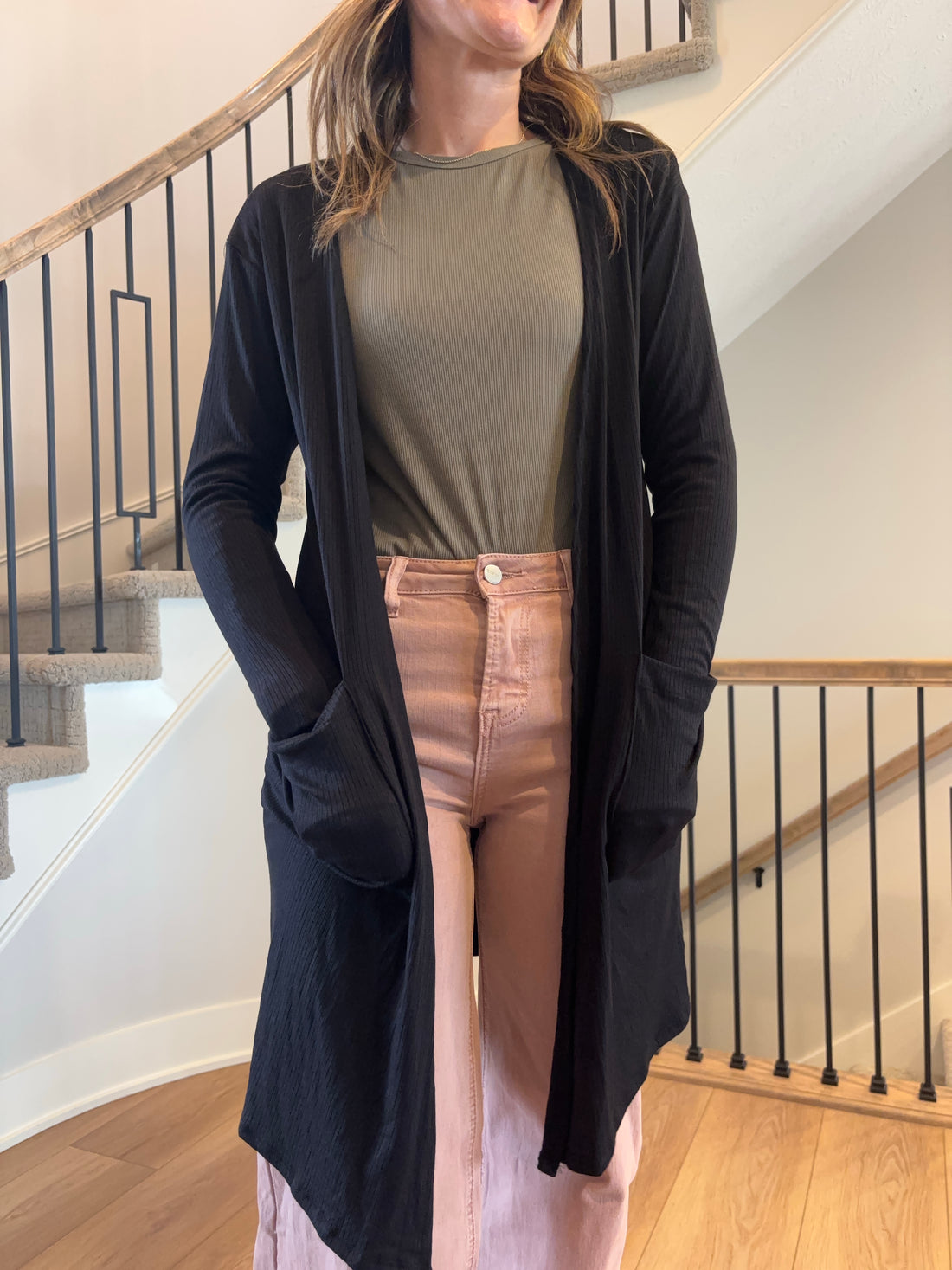 Wachusset Cardigan - BLACK