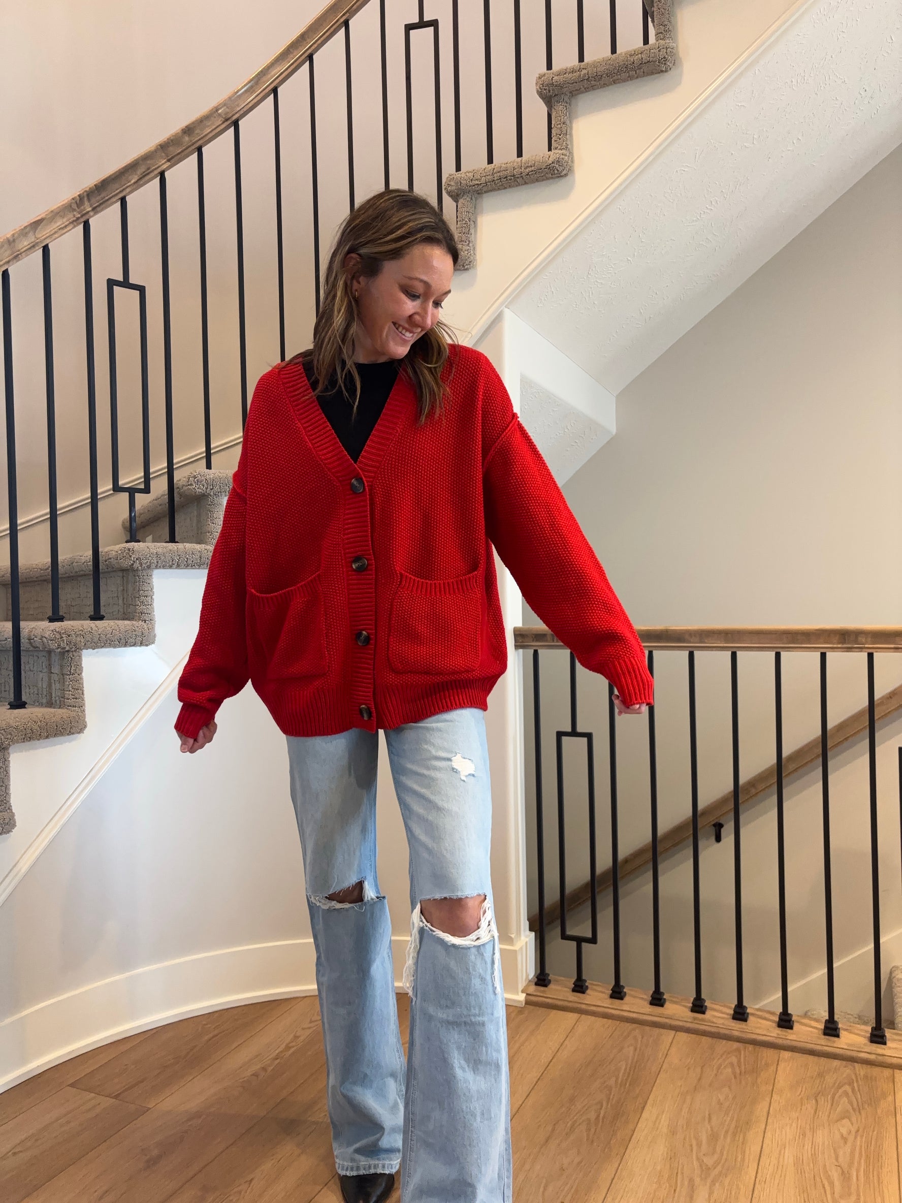 Coventry Cardigan - RED