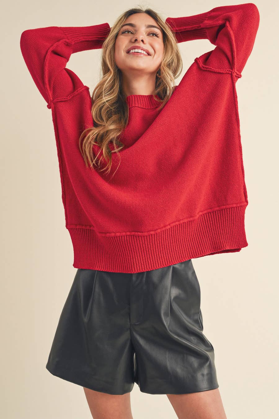 Overlook Sweater - RED