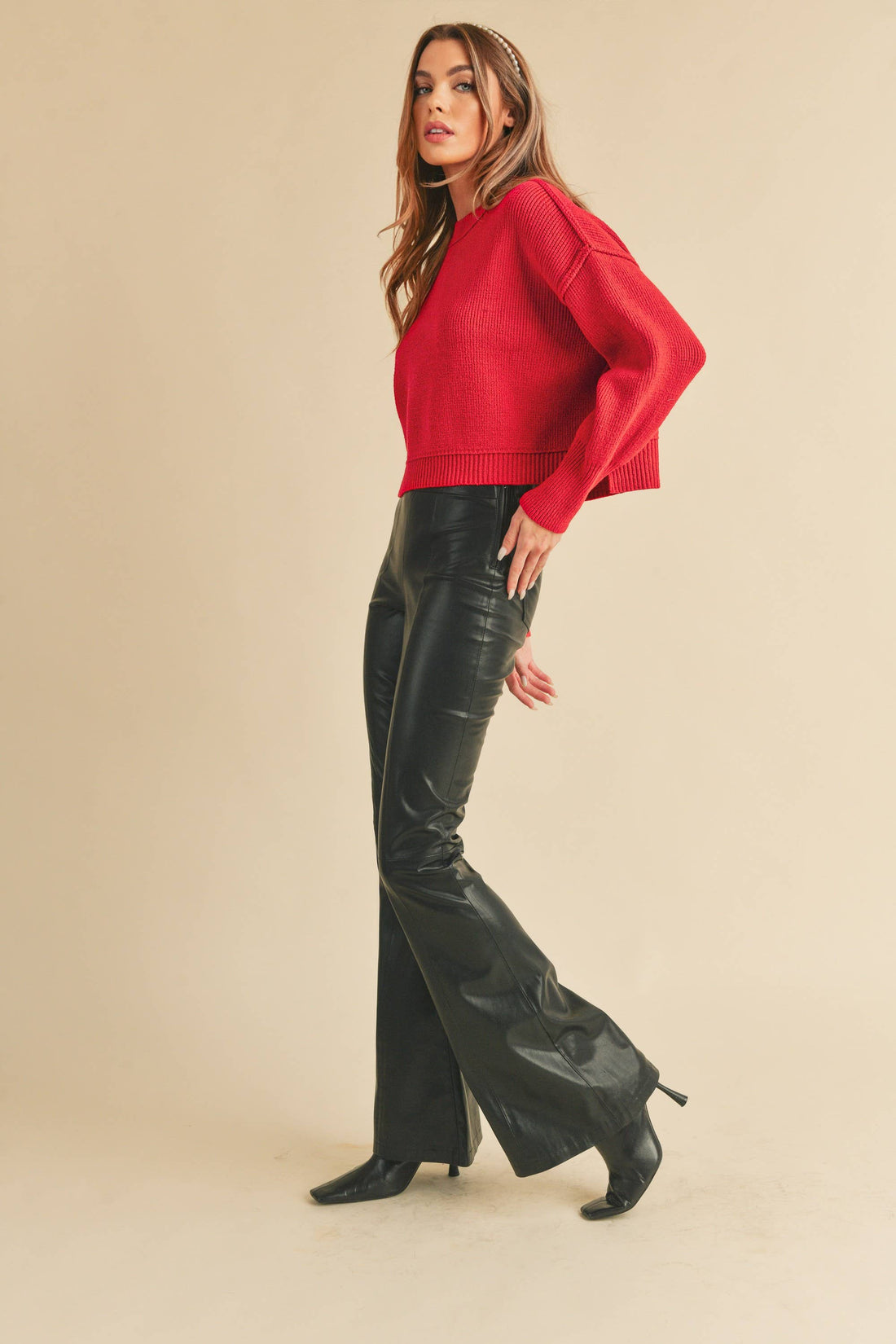 WHIPPLE SWEATER - RED