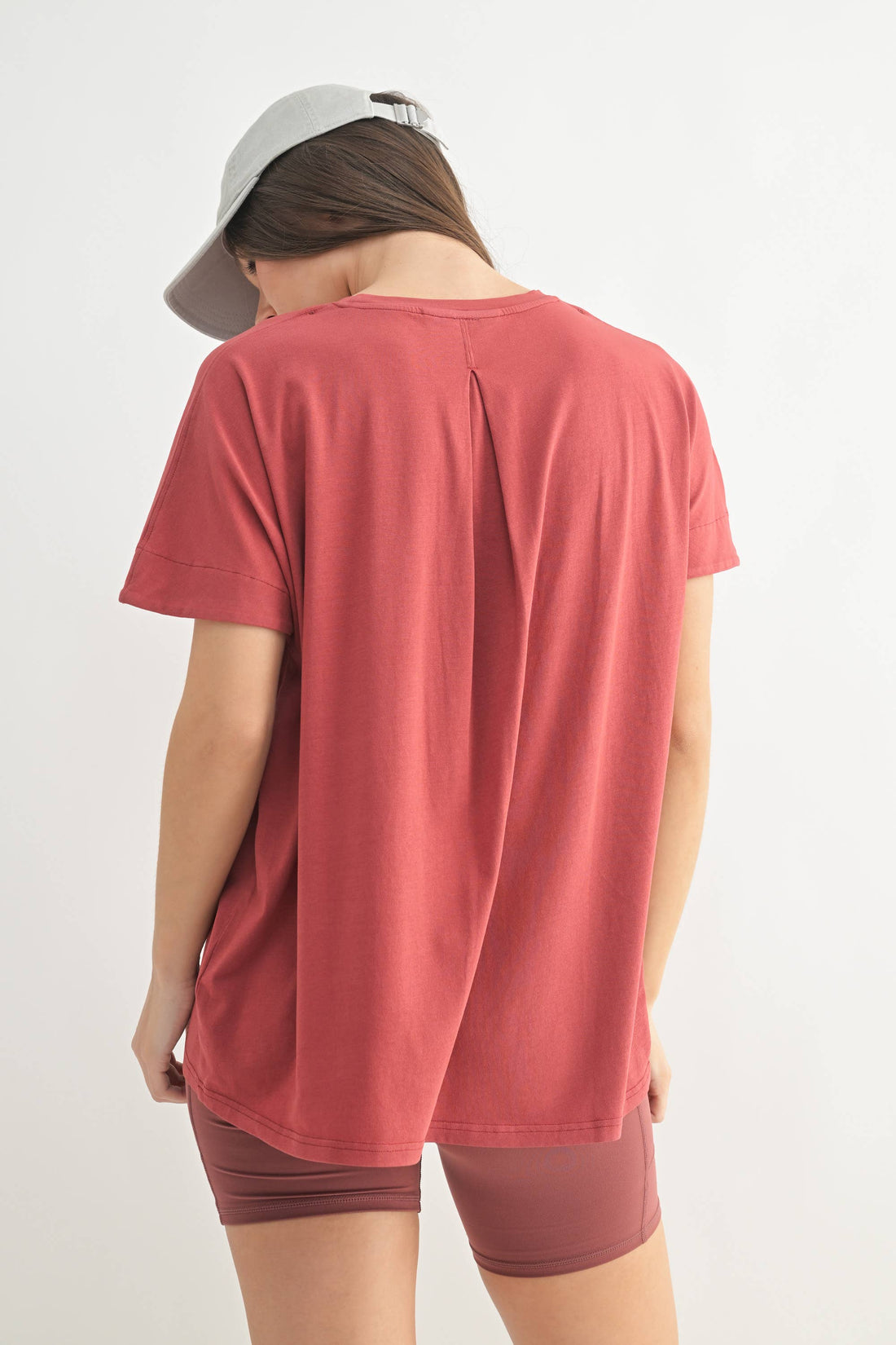 Sycamore Slouchy Tee - RED PEAR