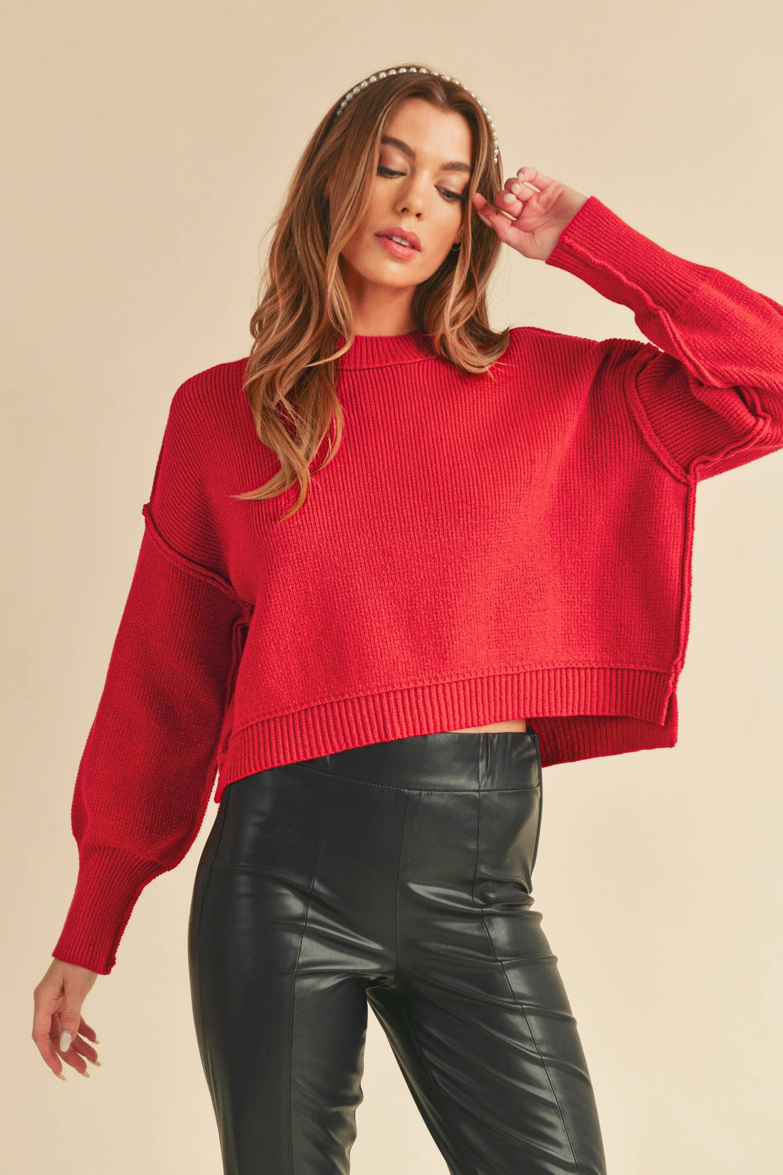 WHIPPLE SWEATER - RED