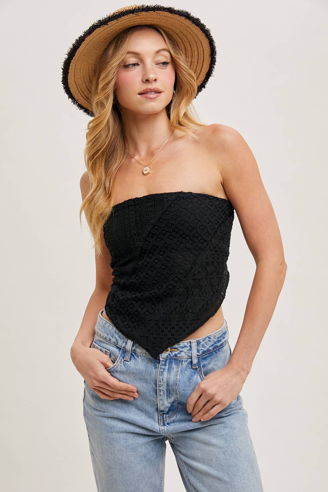 ABERDEEN LACE BANDANA TOP